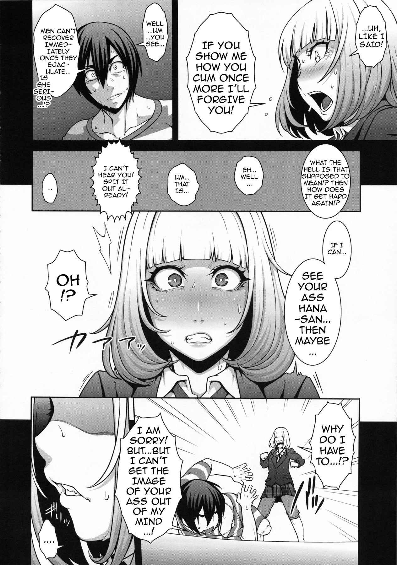 Hana x Hana porn comic picture 7