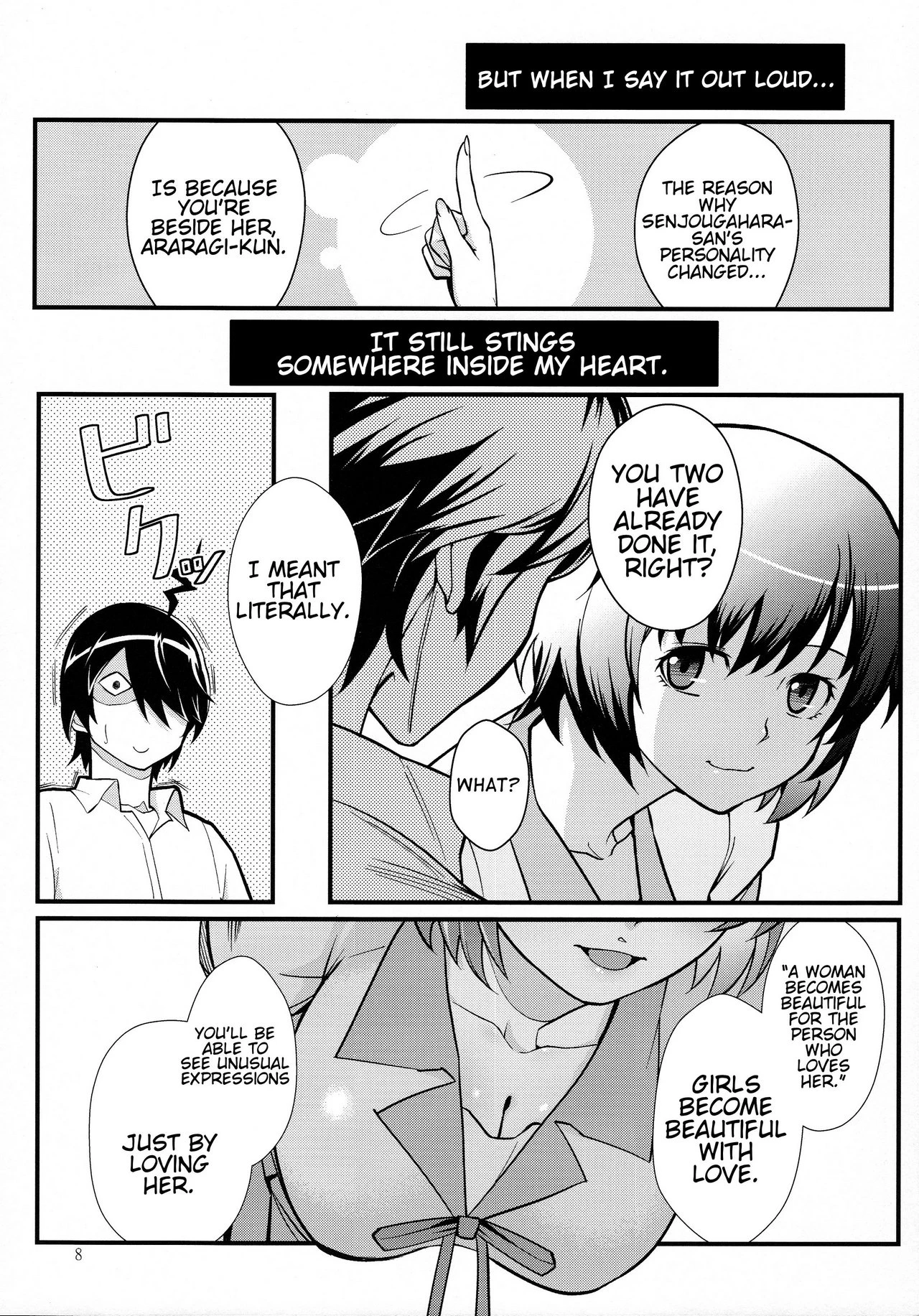 Hanekawa WHITE porn comic picture 6