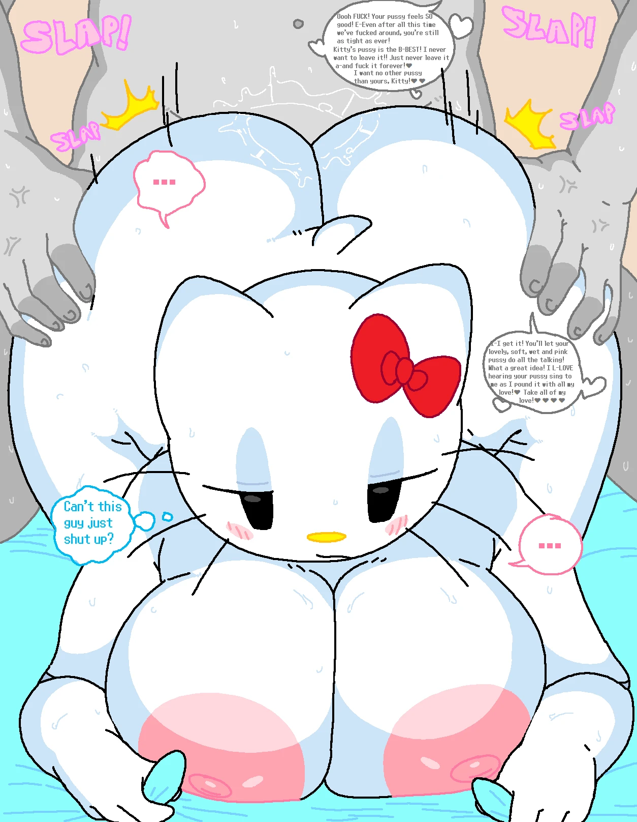 Hello Kitty And Anon Visit! porn comic picture 15