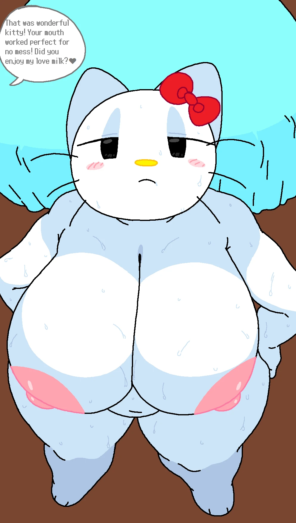 Hello Kitty And Anon Visit! porn comic picture 24