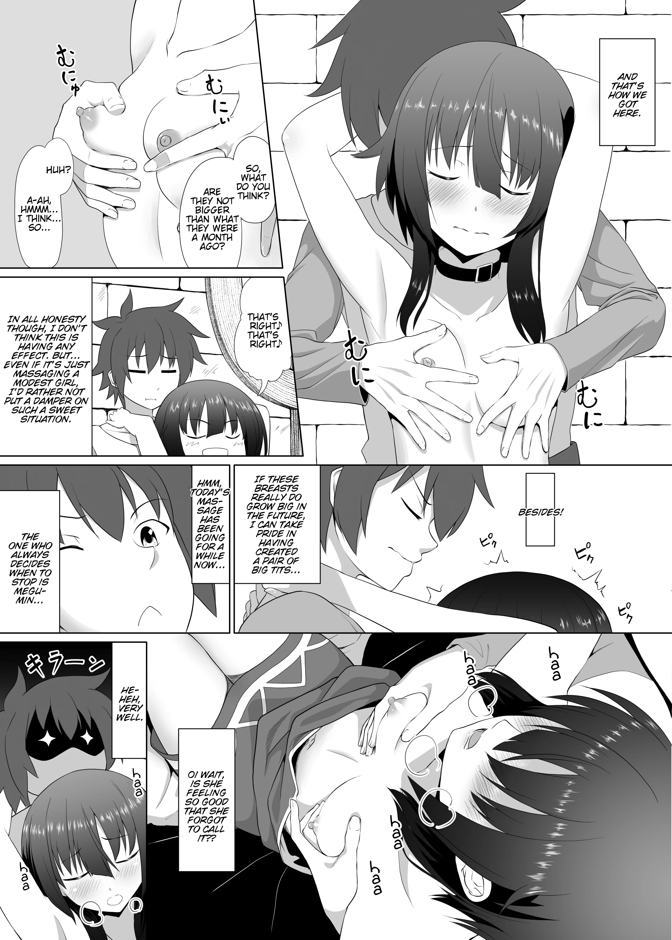 Help to this Lovely Flat Chest! porn comic picture 4