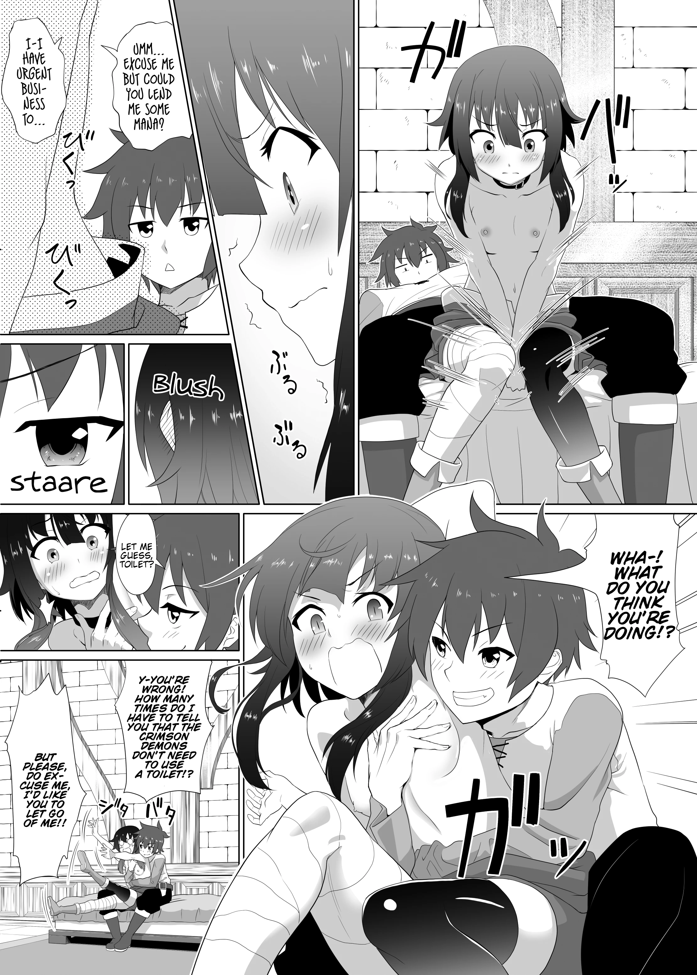 Help to this Lovely Flat Chest! porn comic picture 7