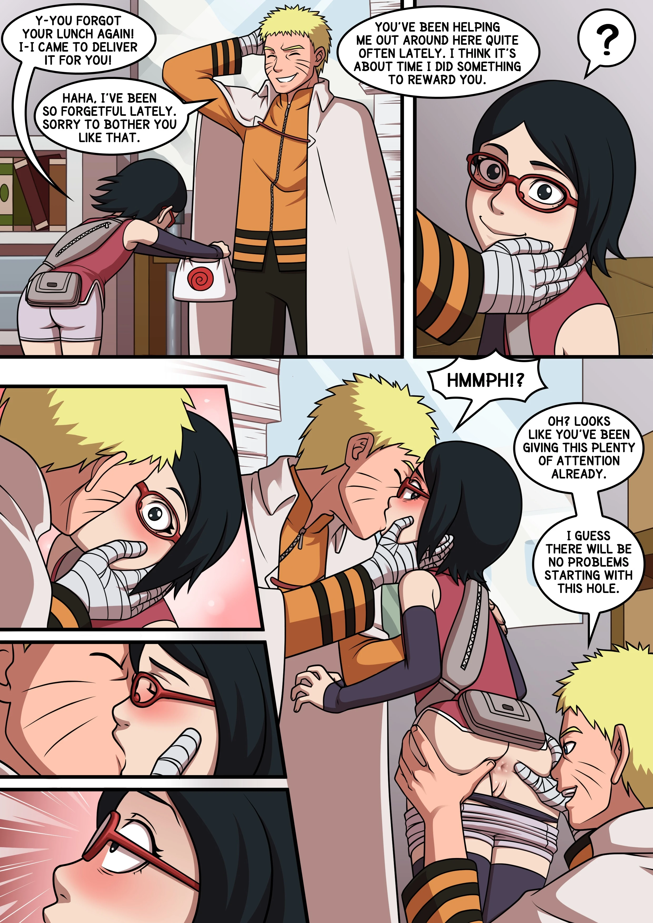 Helpful Little Uchiha porn comic picture 1