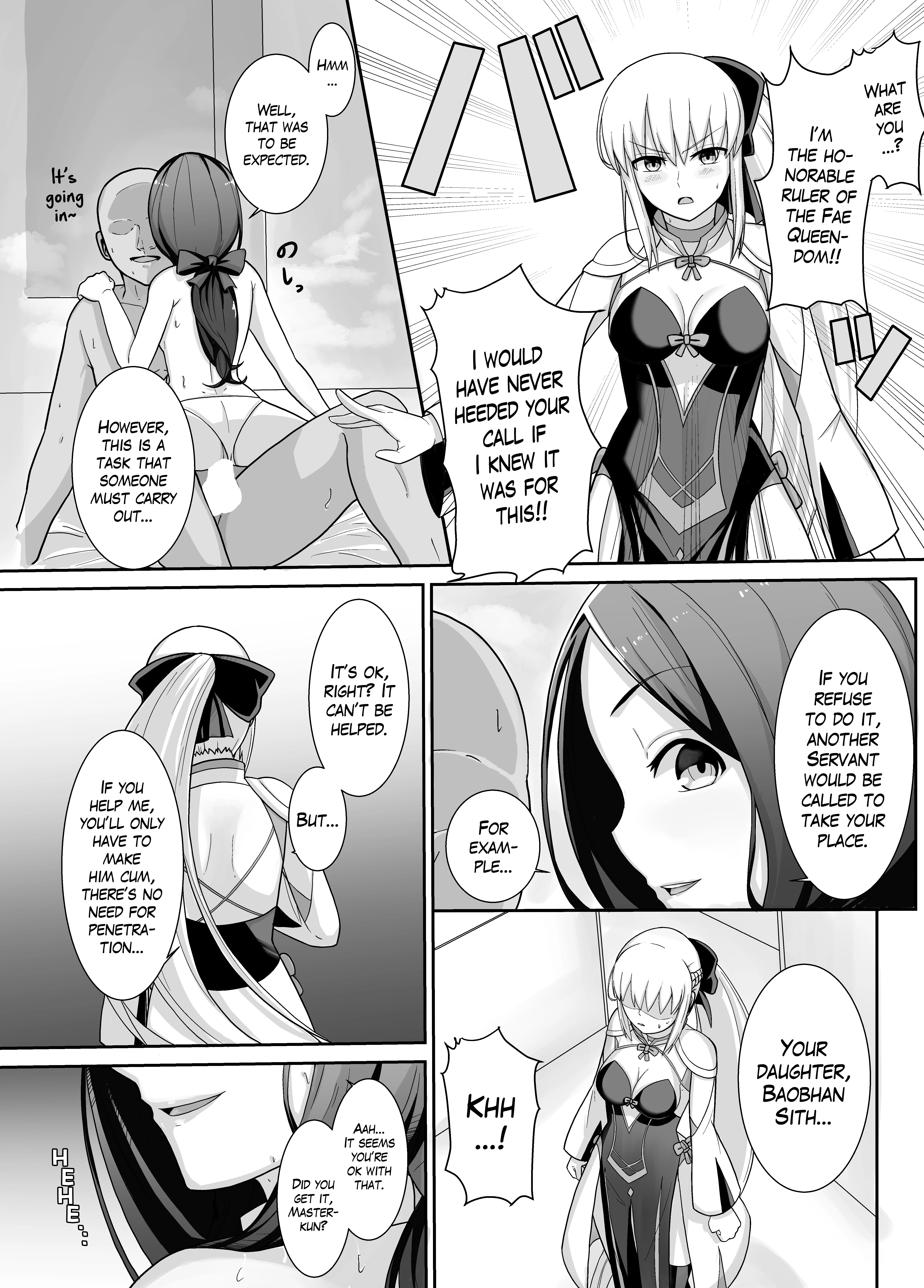 Her Majesty Morgan's Special Mission porn comic picture 5