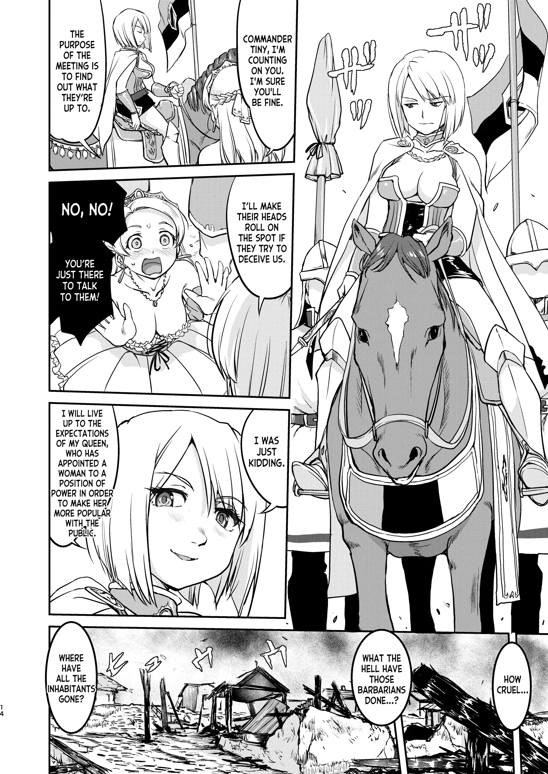 Her Majesty the Queen's surrender porn comic picture 14