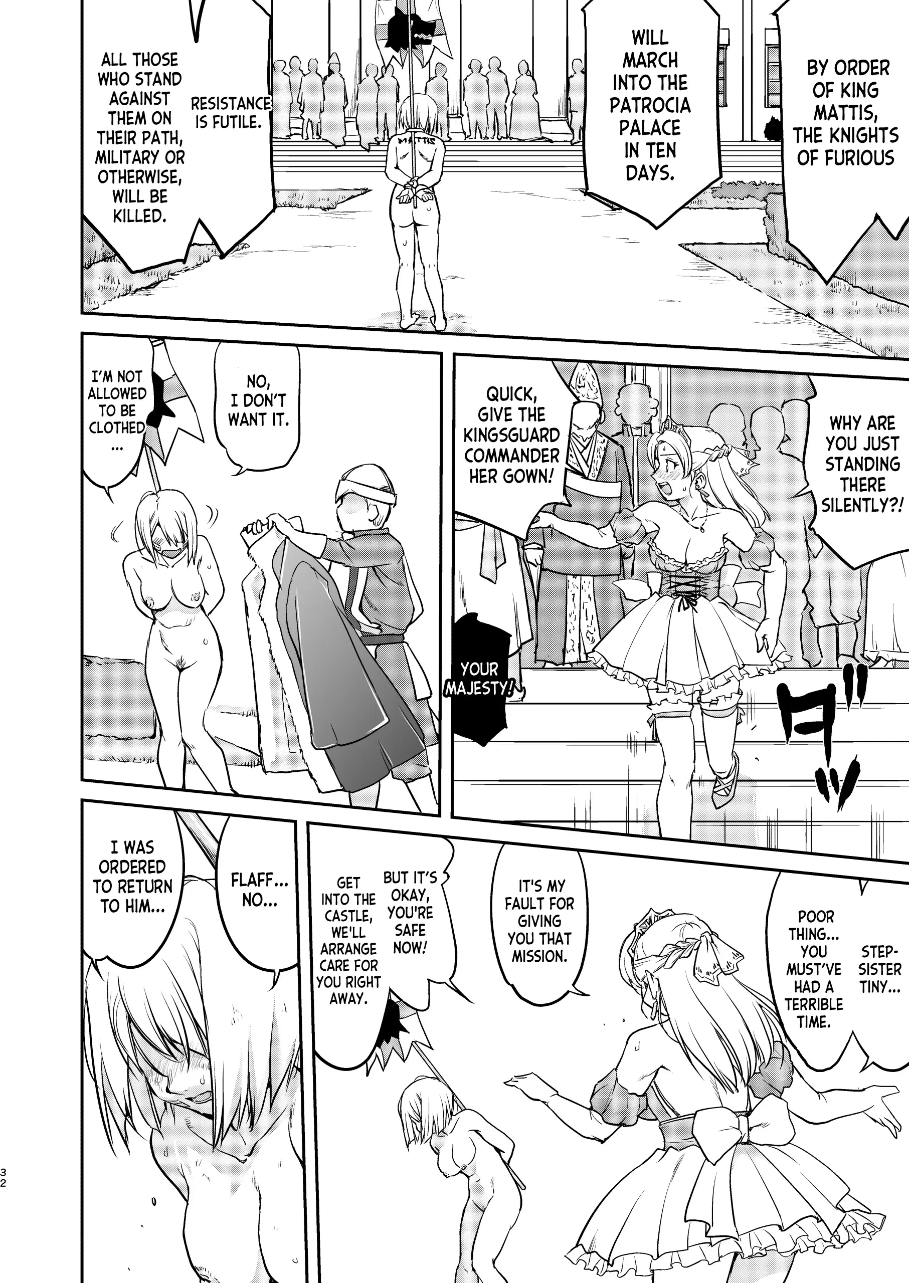 Her Majesty the Queen's surrender porn comic picture 32