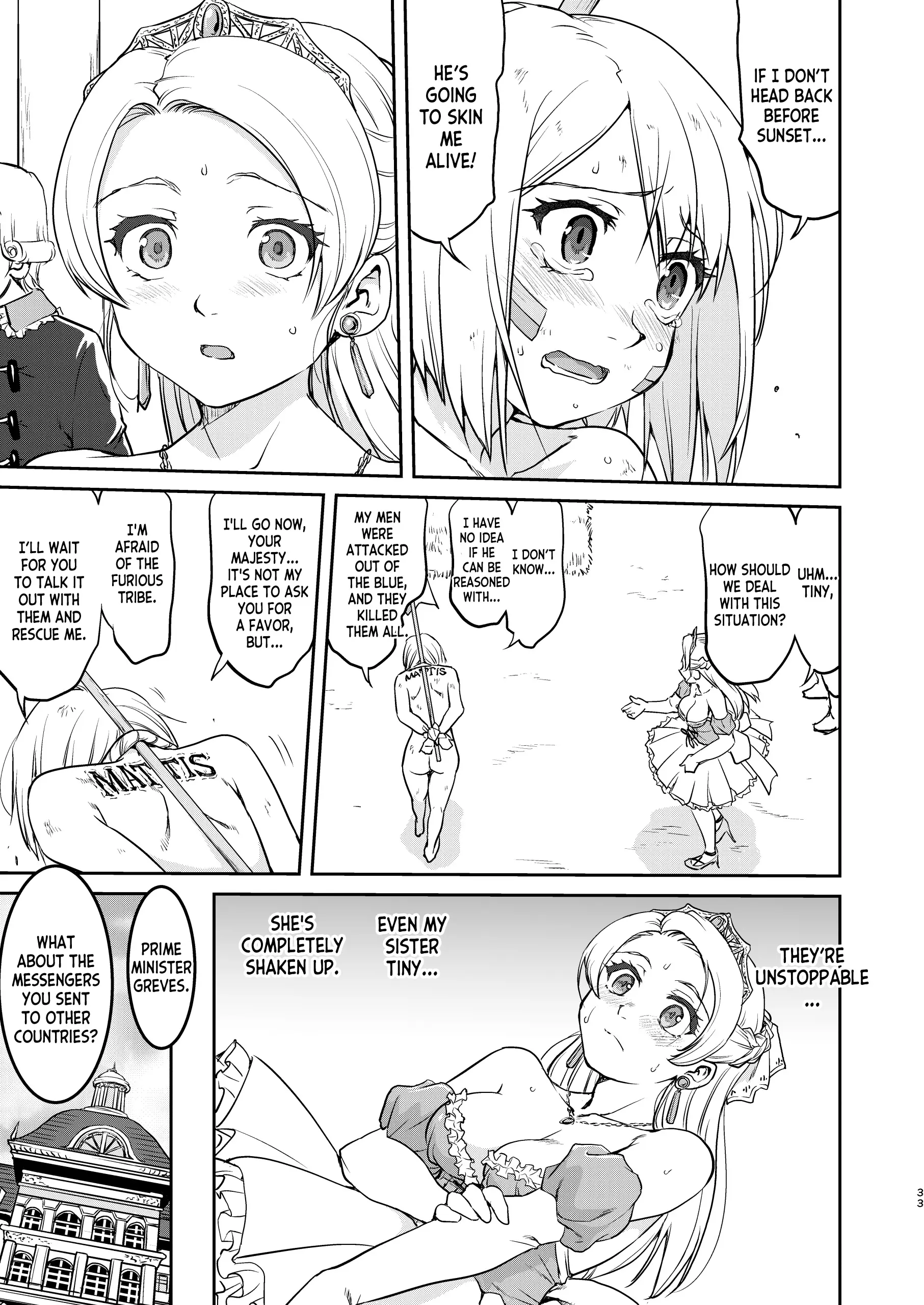 Her Majesty the Queen's surrender porn comic picture 33