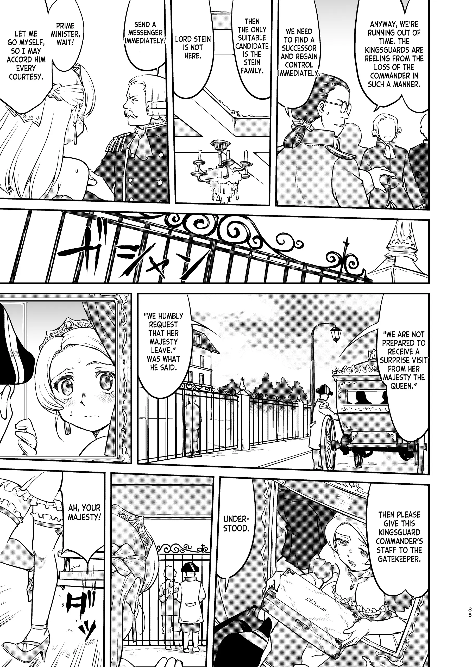 Her Majesty the Queen's surrender porn comic picture 35