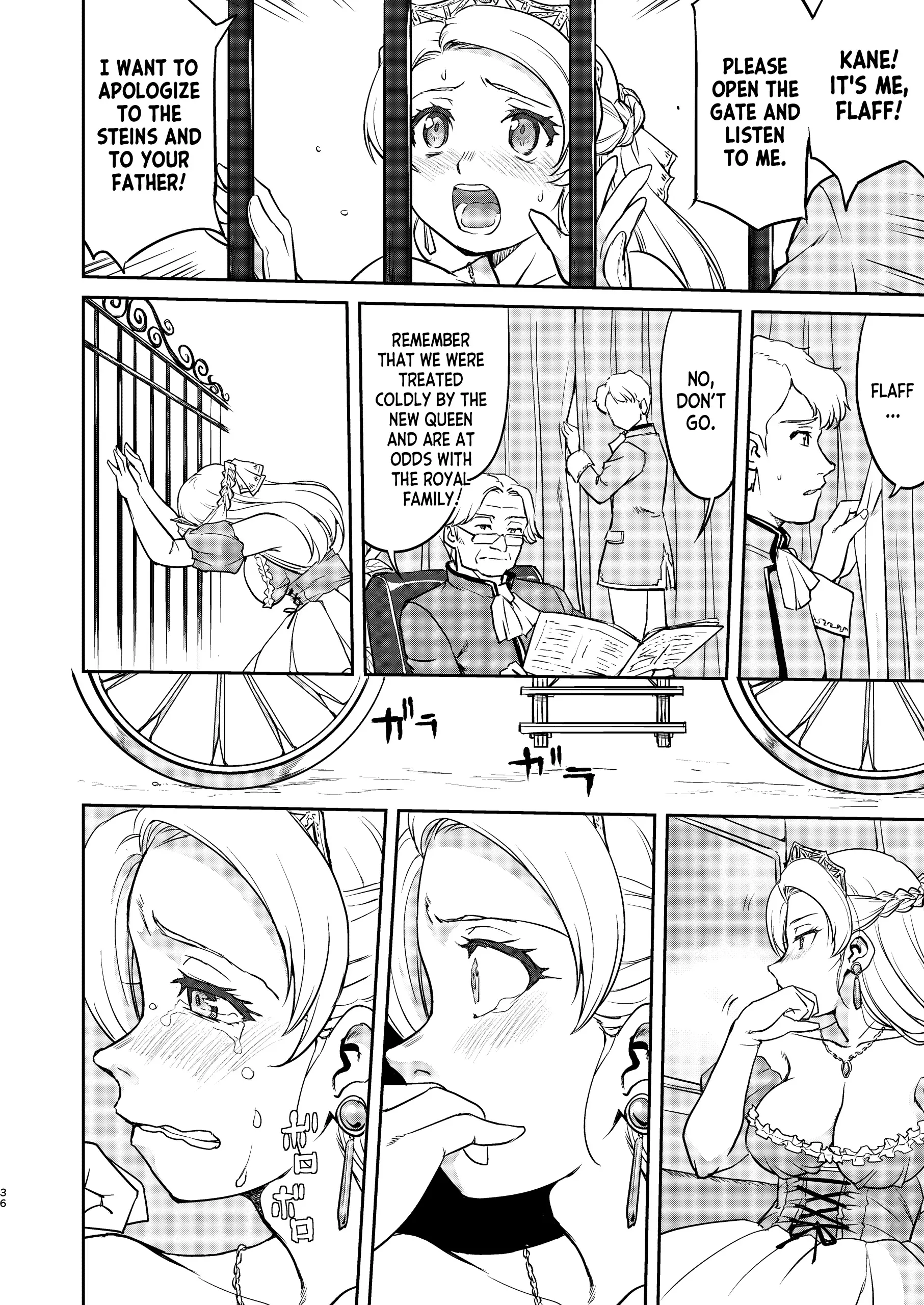 Her Majesty the Queen's surrender porn comic picture 36