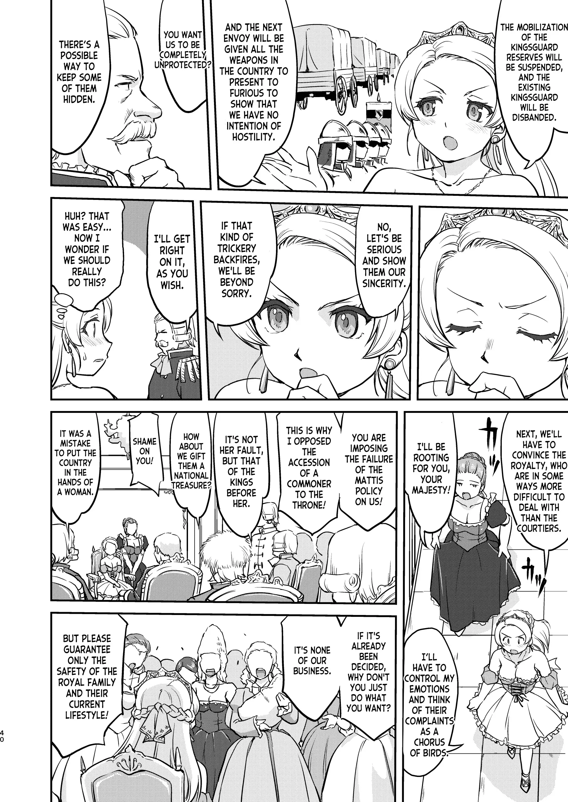 Her Majesty the Queen's surrender porn comic picture 40