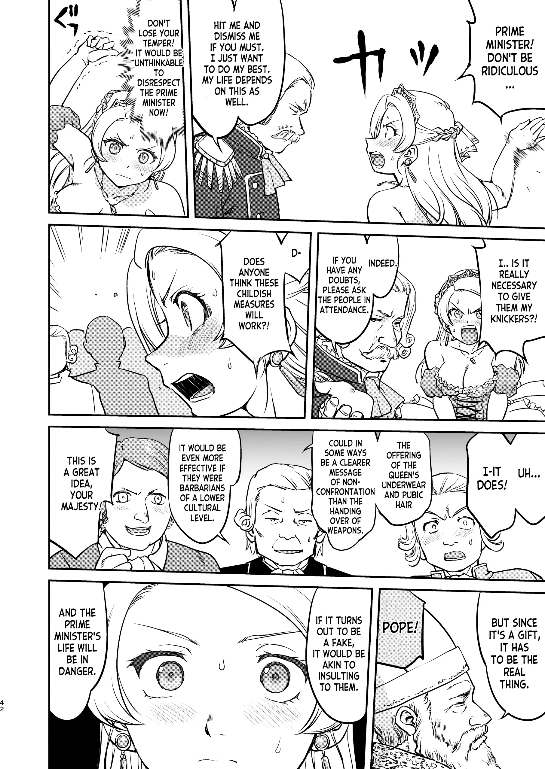 Her Majesty the Queen's surrender porn comic picture 42