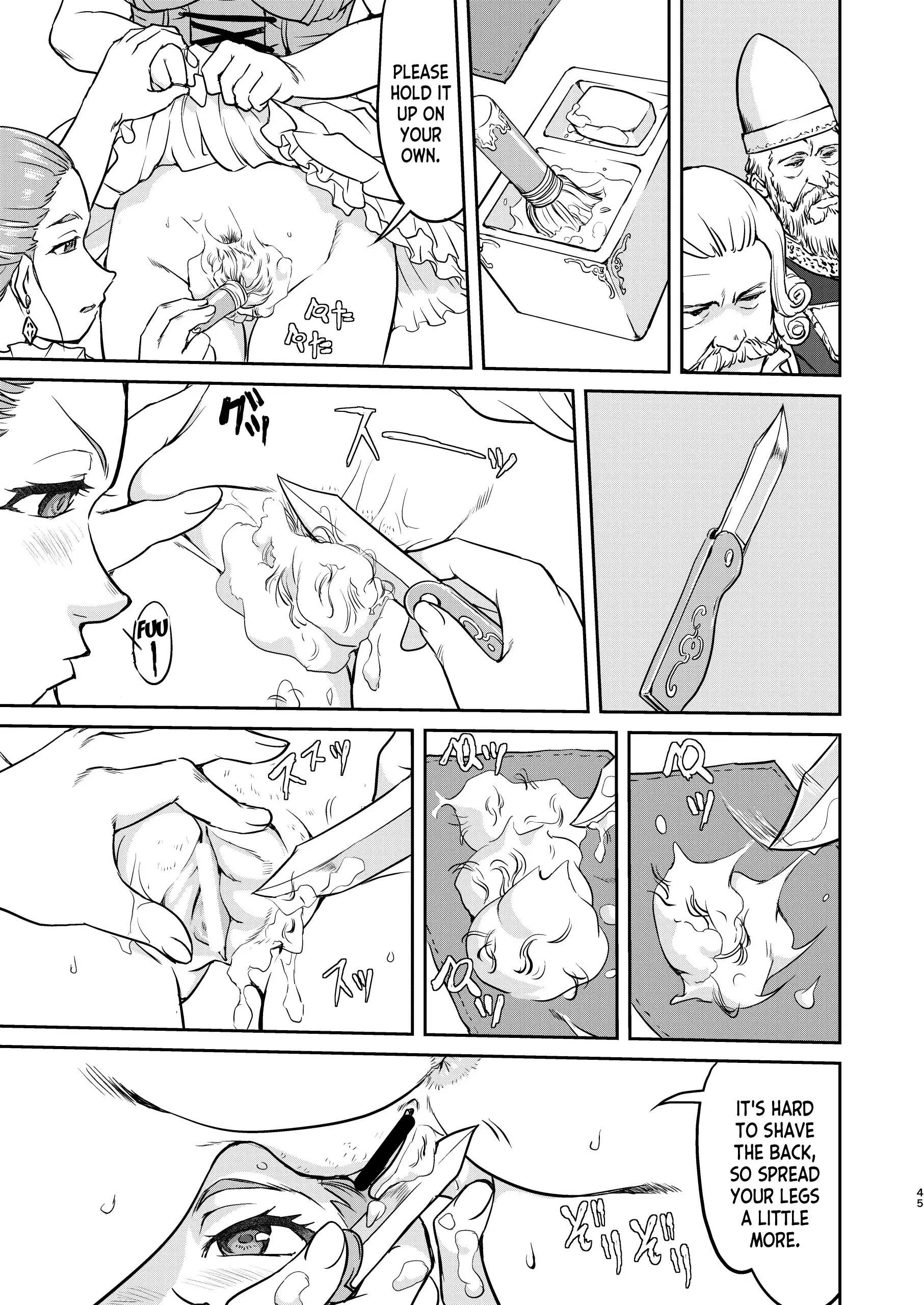Her Majesty the Queen's surrender porn comic picture 45