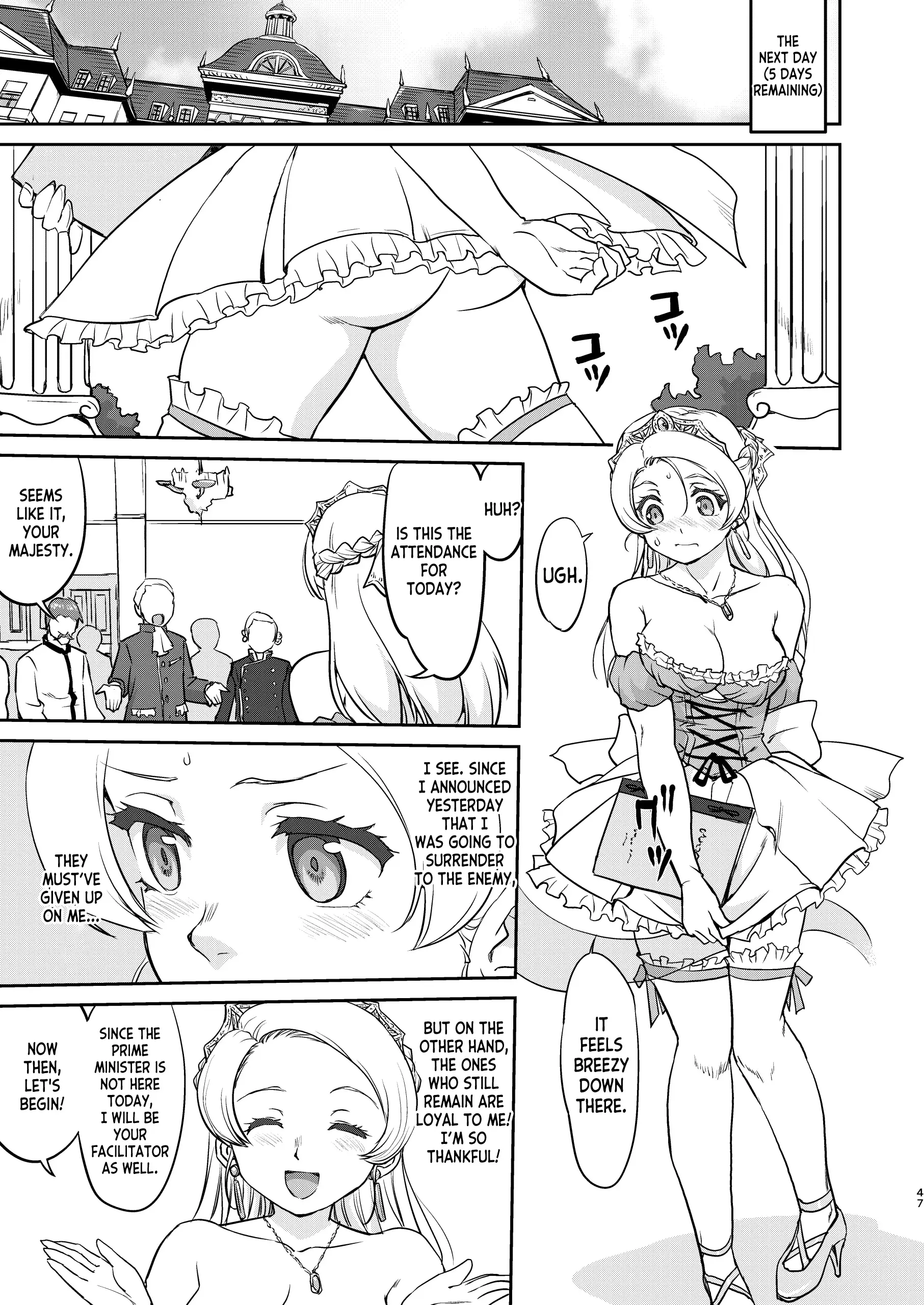 Her Majesty the Queen's surrender porn comic picture 47