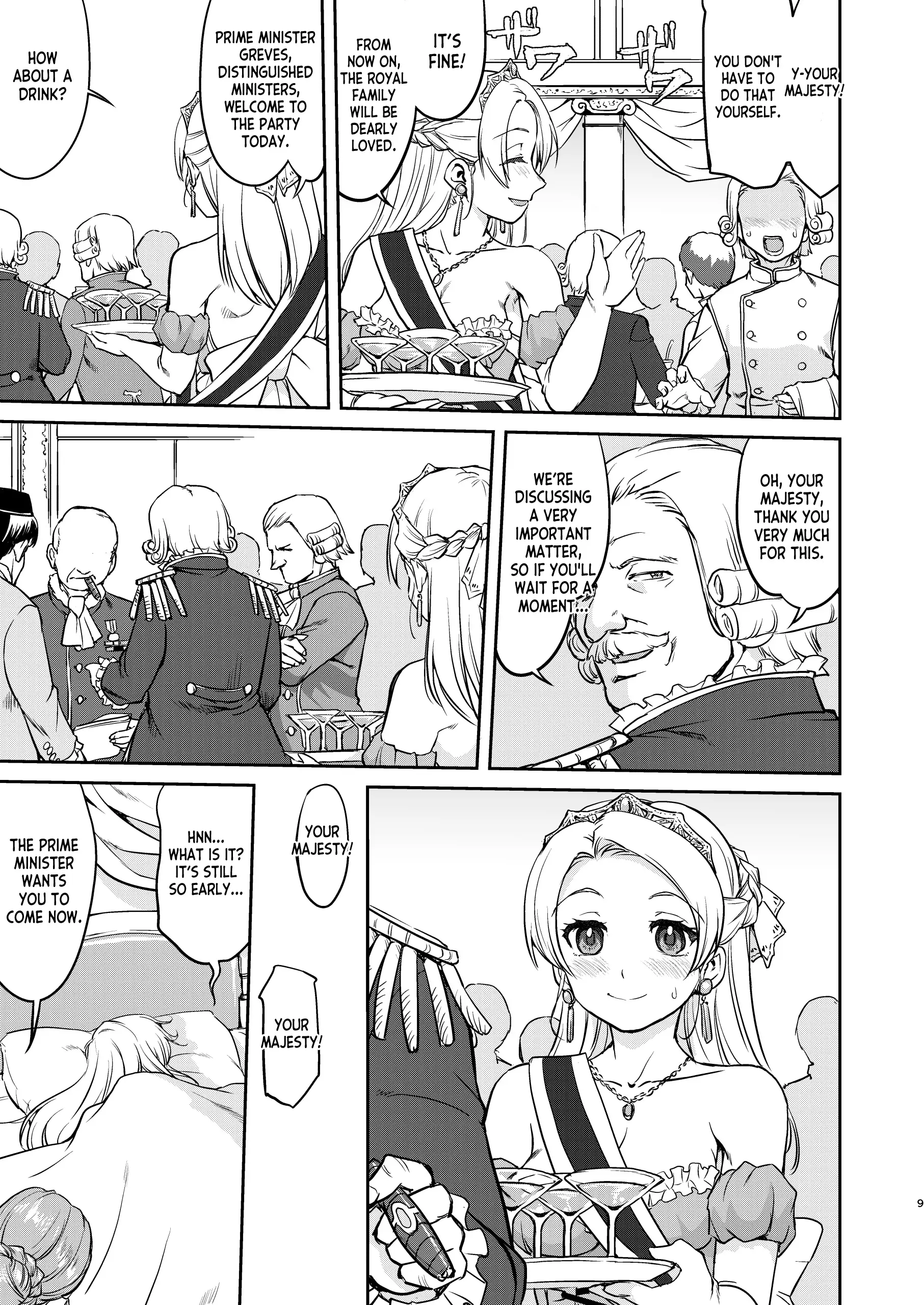Her Majesty the Queen's surrender porn comic picture 9