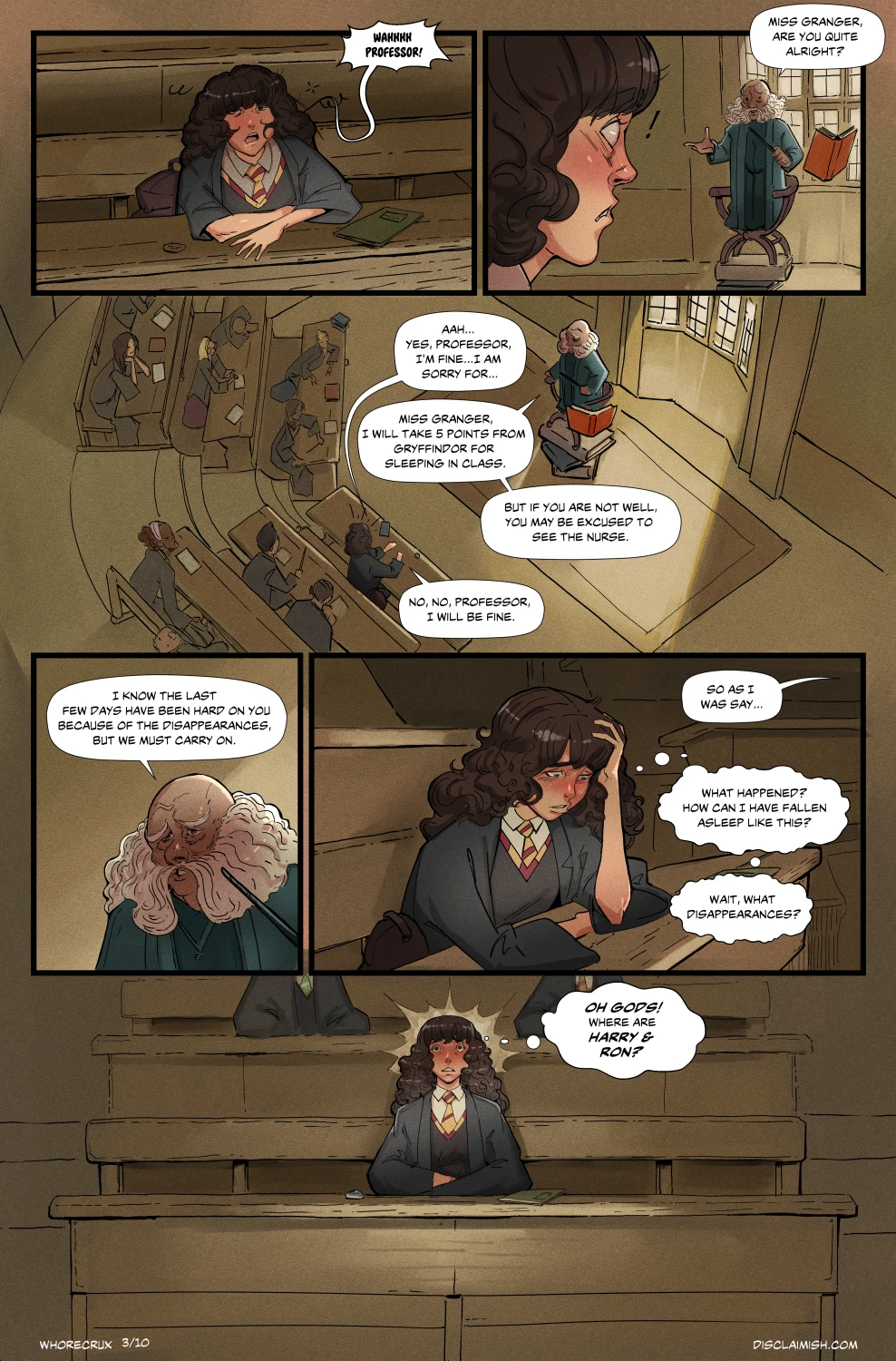 Hermione Granger and the Whorecrux: Part 1 porn comic picture 4