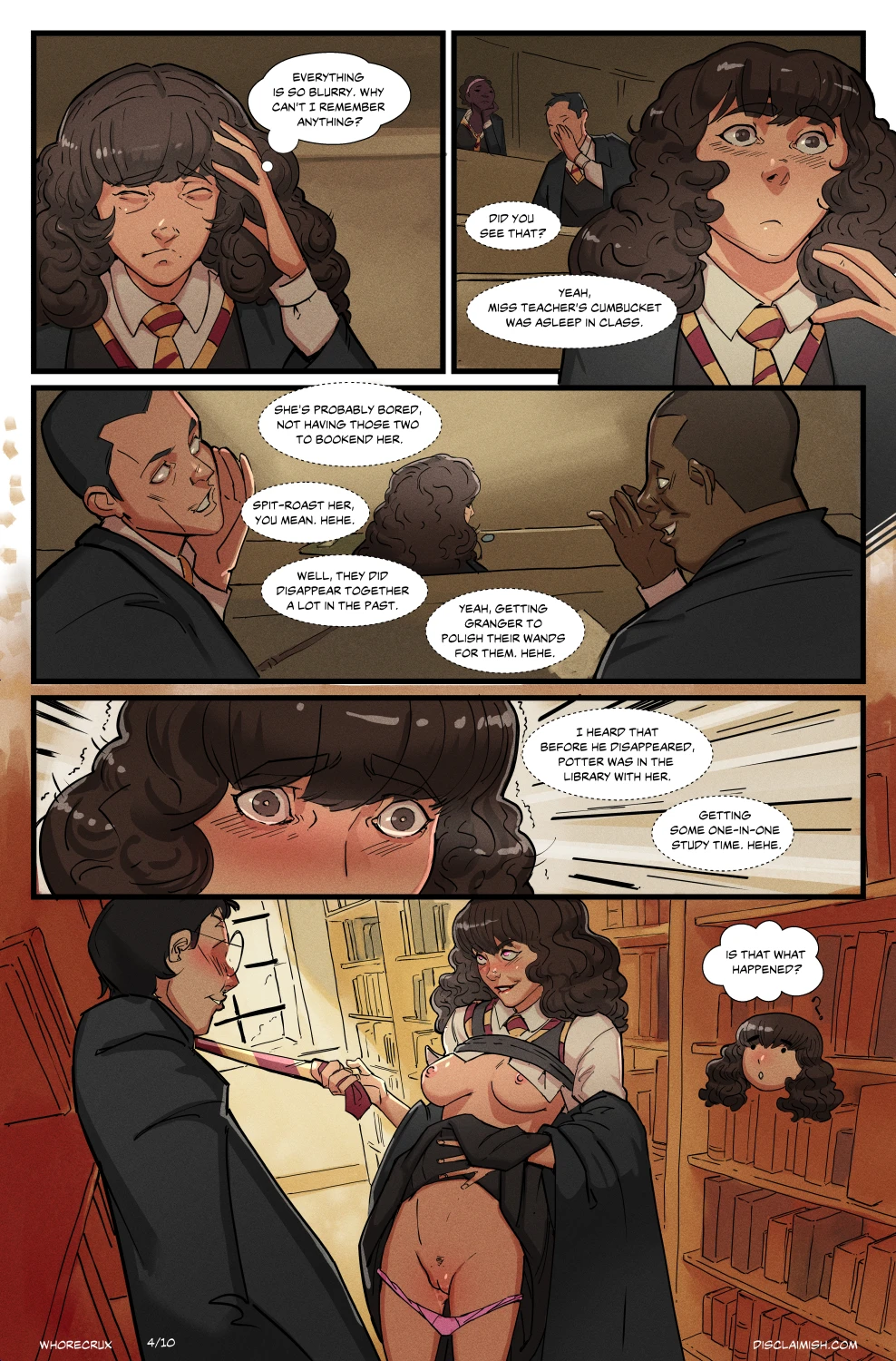 Hermione Granger and the Whorecrux: Part 1 porn comic picture 5