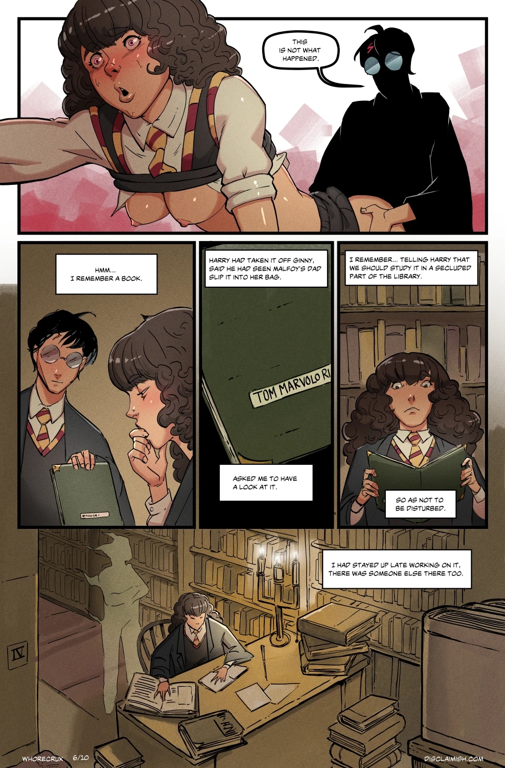Hermione Granger and the Whorecrux: Part 1 porn comic picture 7