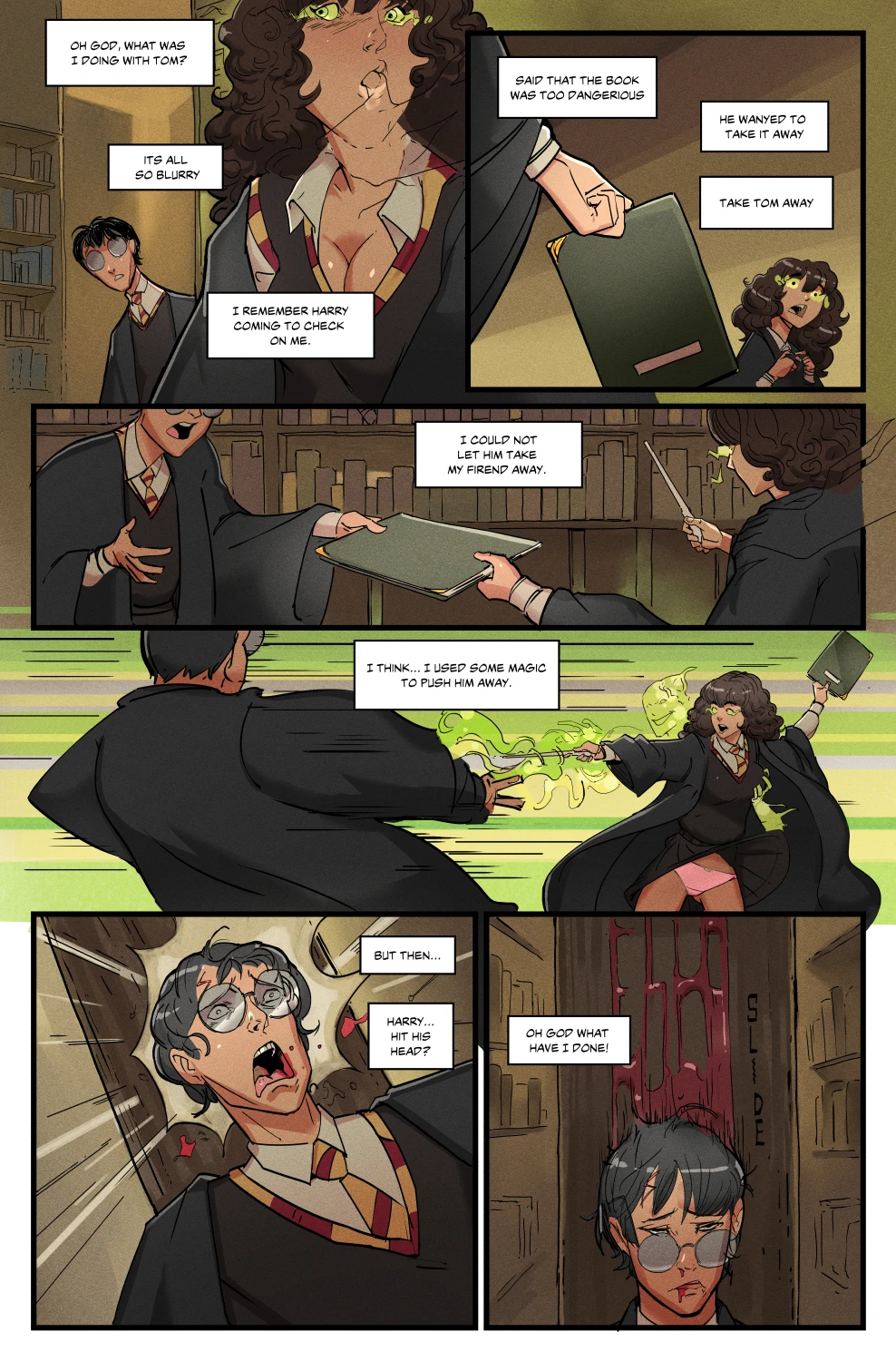 Hermione Granger and the Whorecrux: Part 1 porn comic picture 9