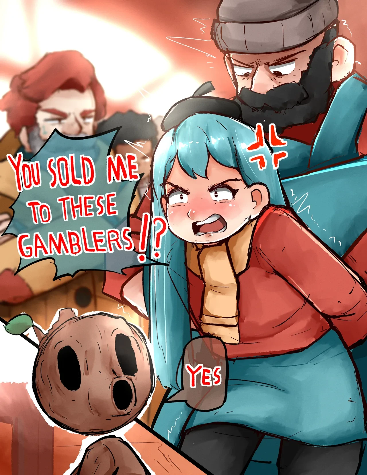 Hilda And The Fisherman porn comic picture 1