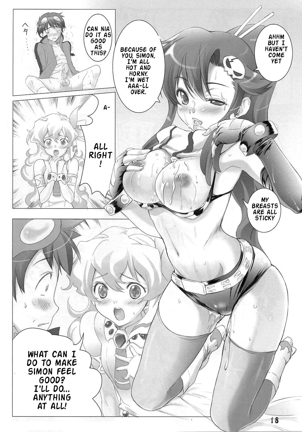 Hirocolle + Lagann porn comic picture 8