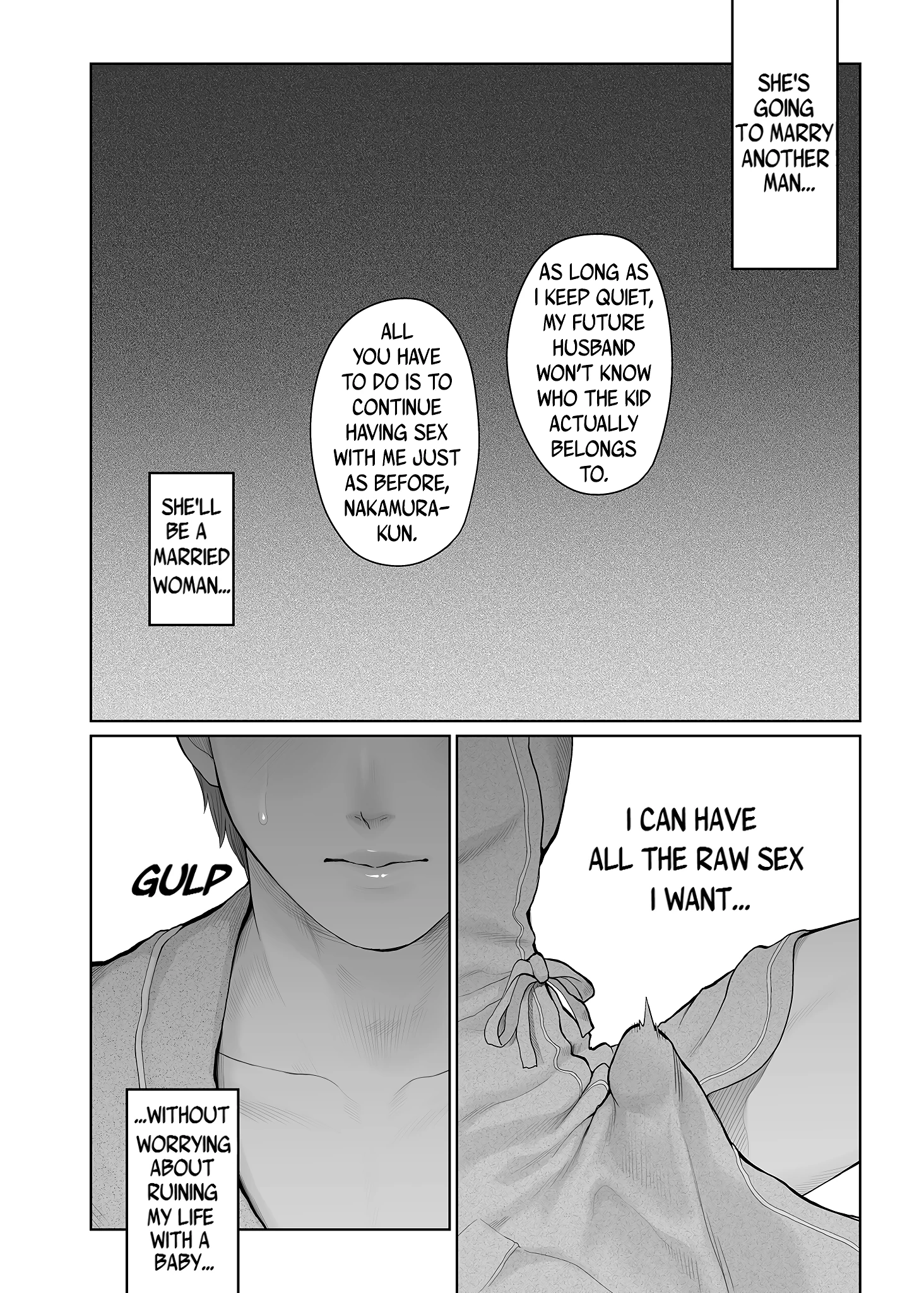 Hoka no Otoko to Kekkon Shitara Anata no Kodane Kureru_ porn comic picture 34