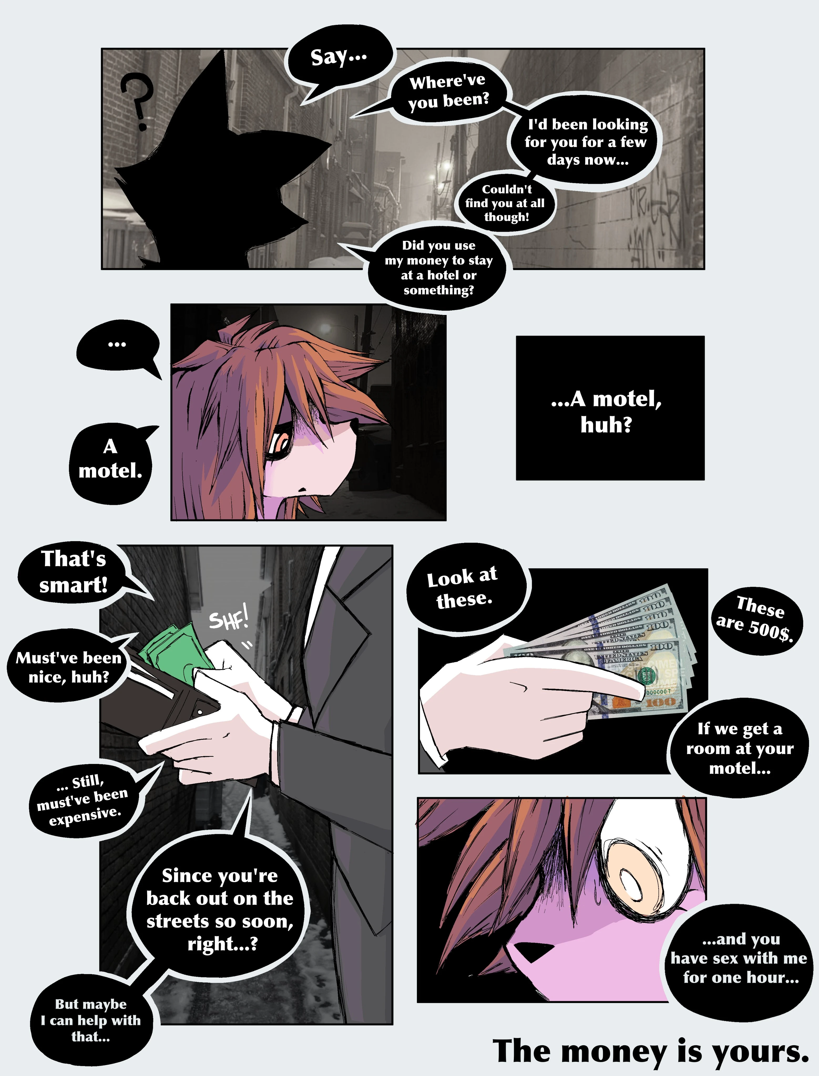 Homeless Dog porn comic picture 13