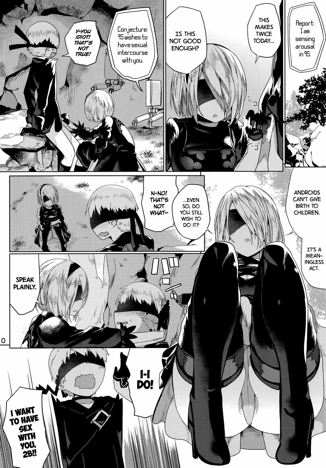 Horny Androids porn comic picture 11