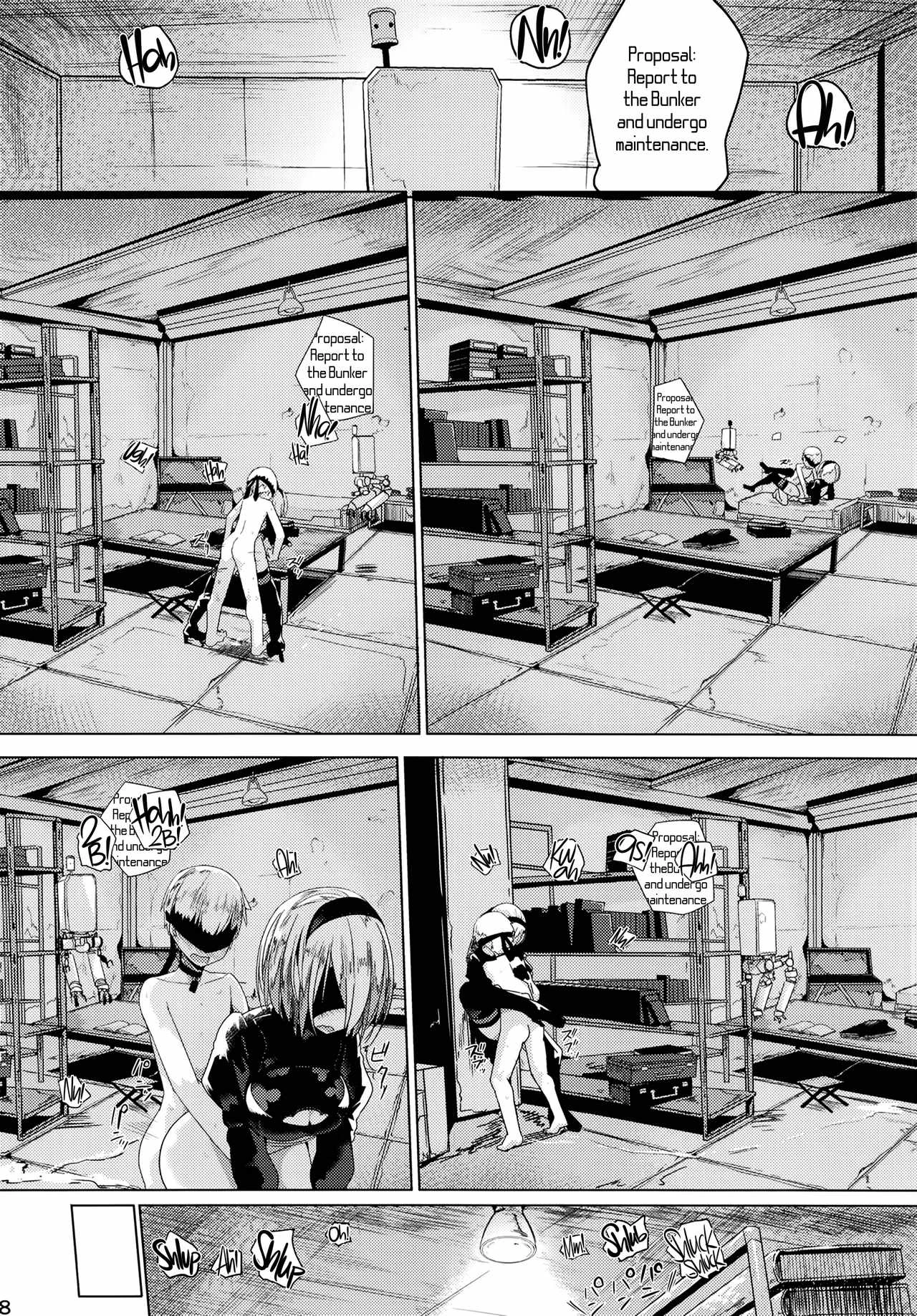 Horny Androids porn comic picture 19