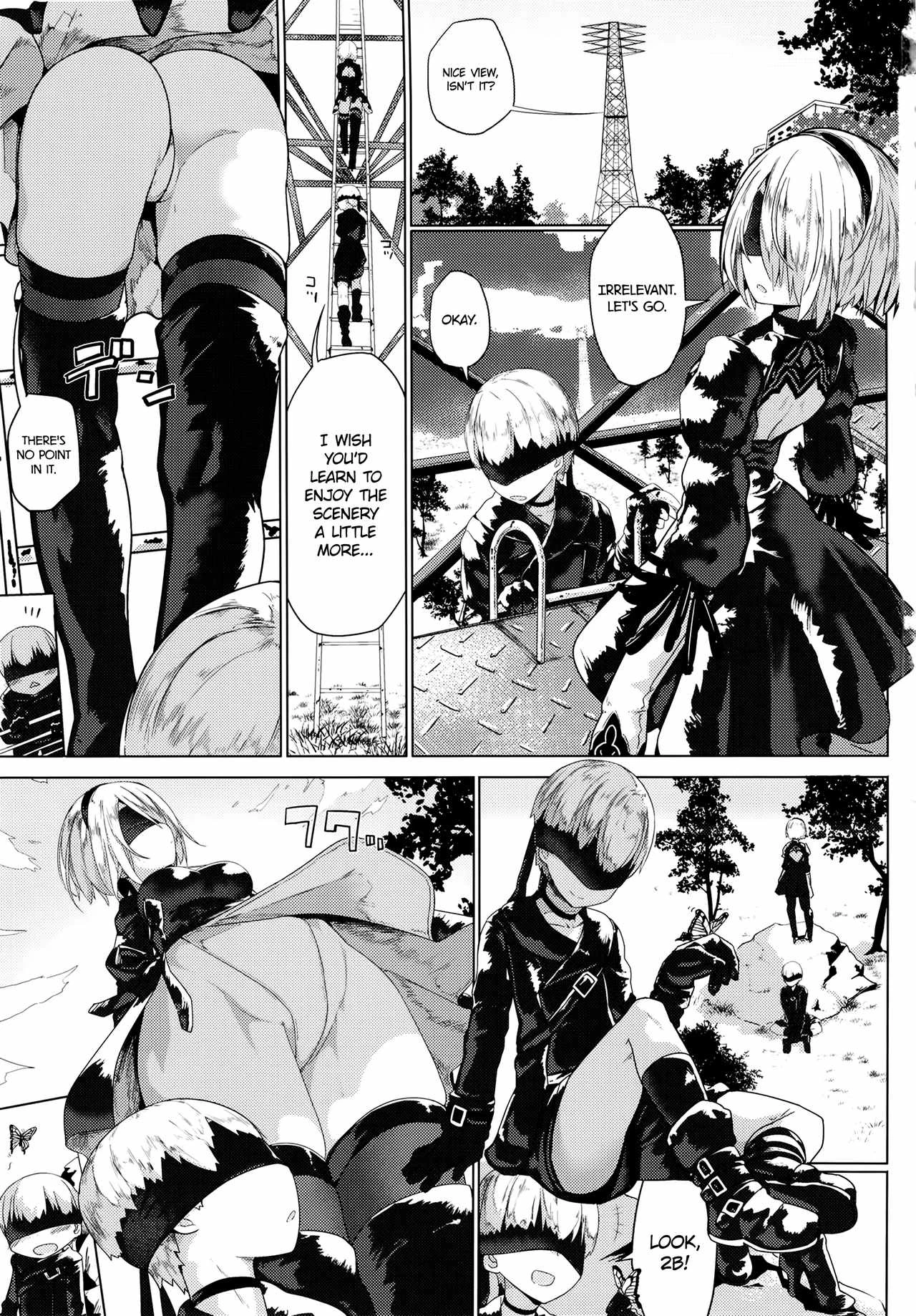 Horny Androids porn comic picture 2