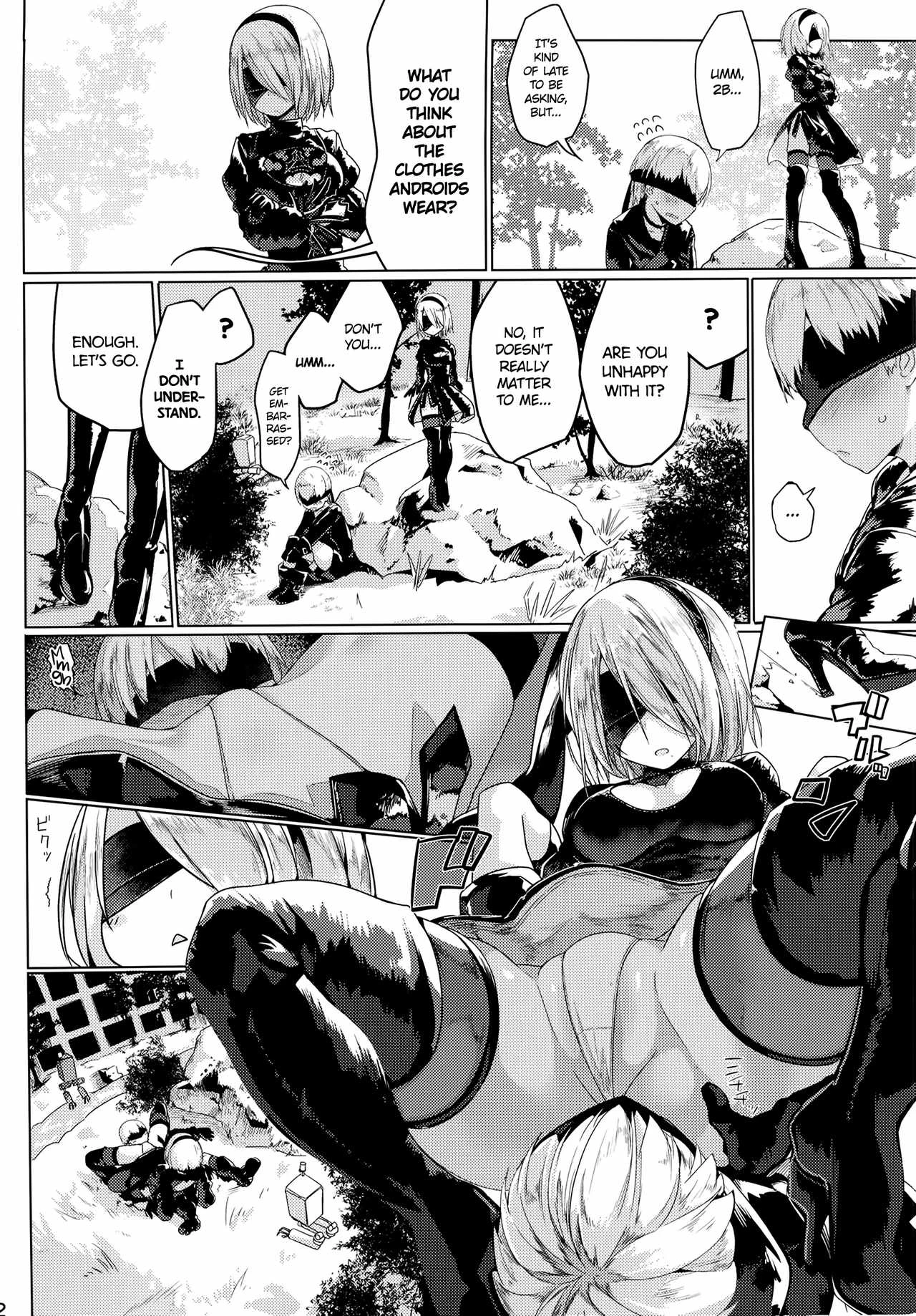 Horny Androids porn comic picture 3
