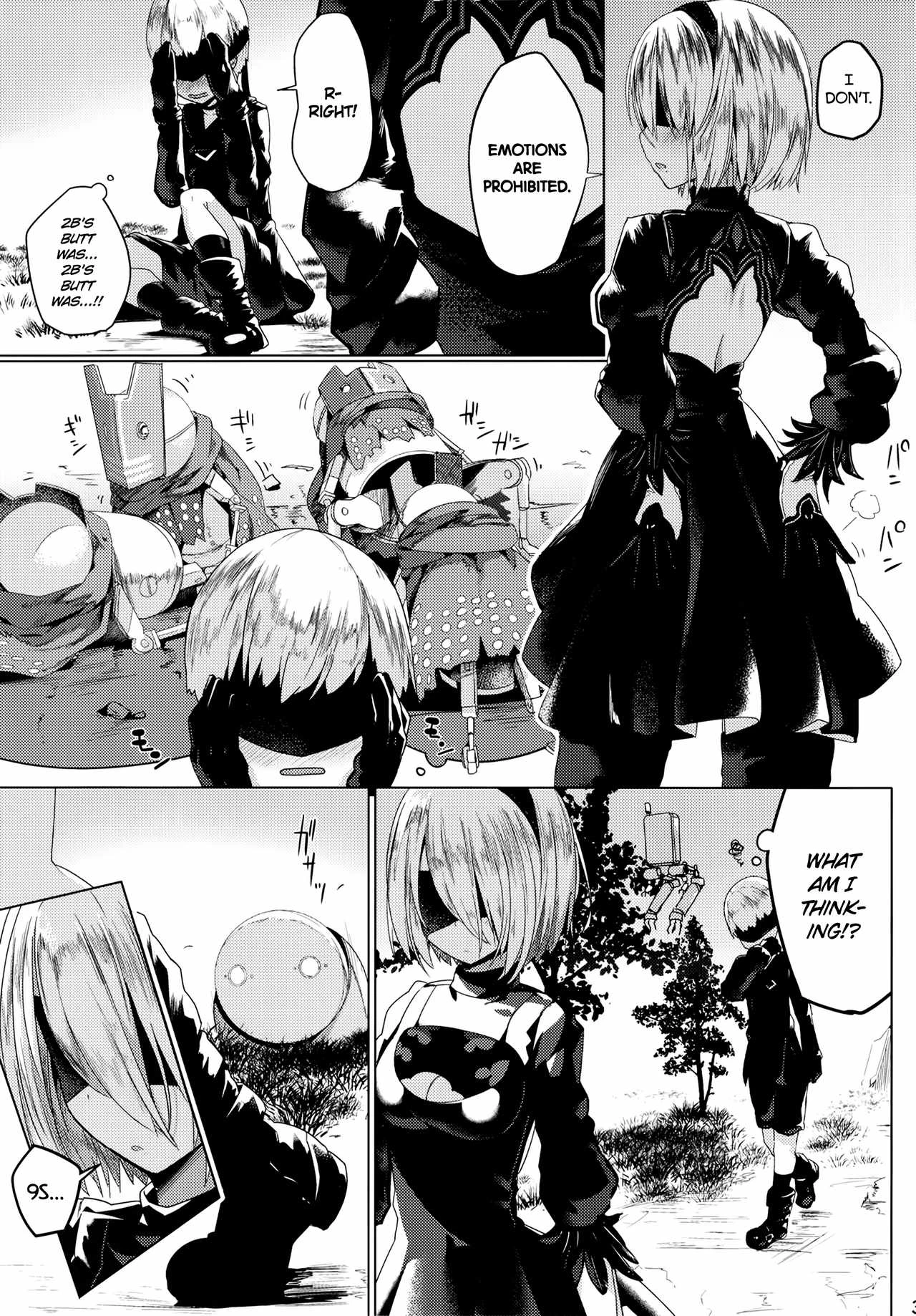 Horny Androids porn comic picture 4