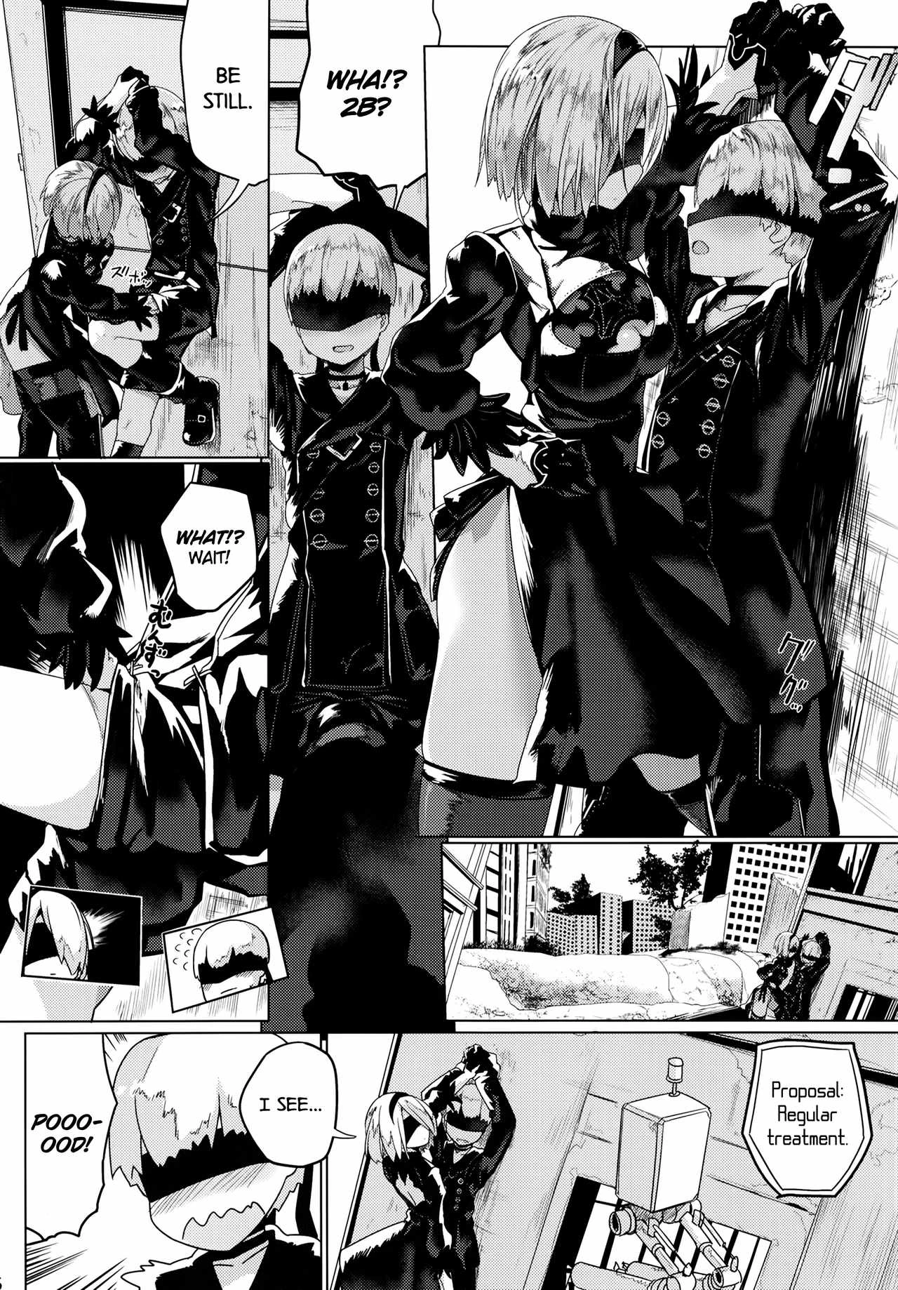 Horny Androids porn comic picture 7