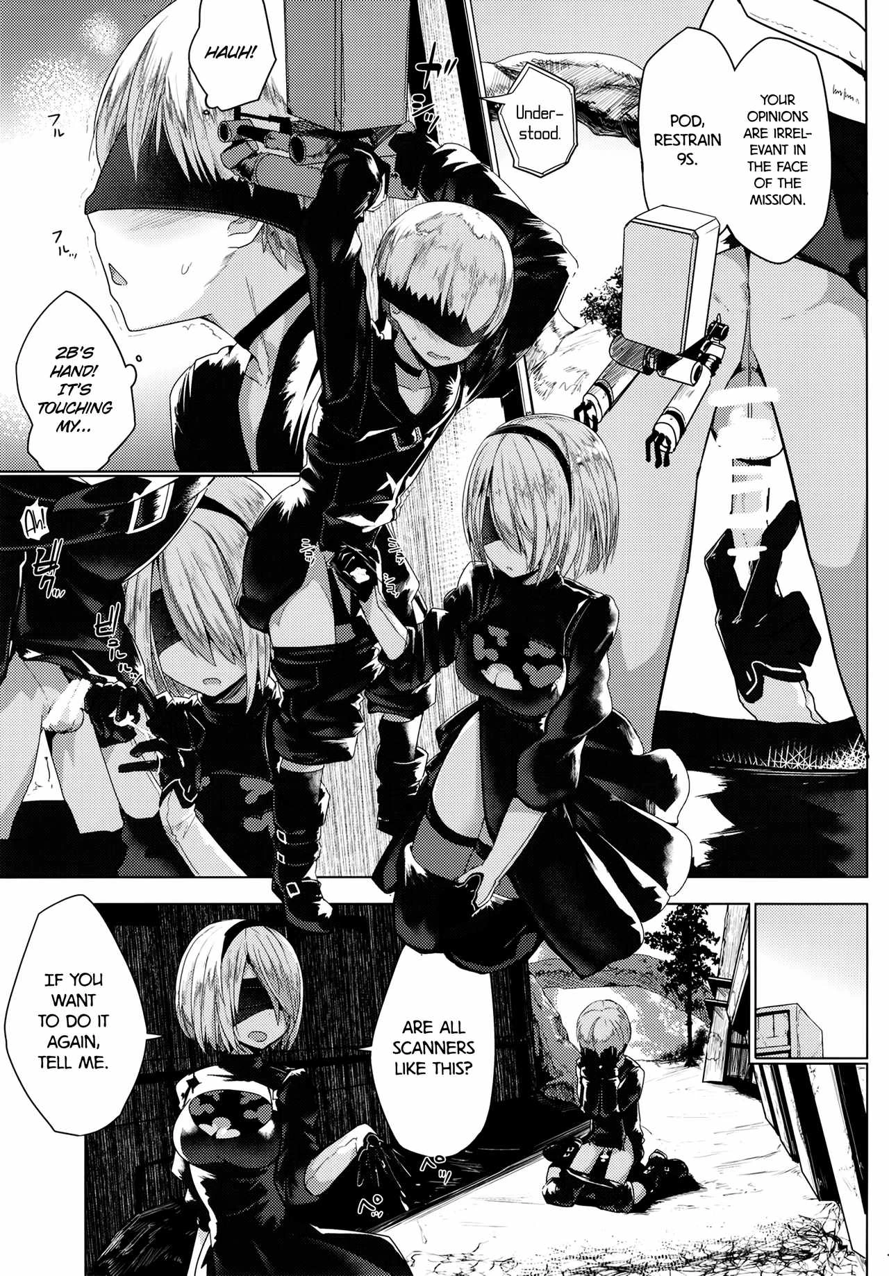 Horny Androids porn comic picture 8