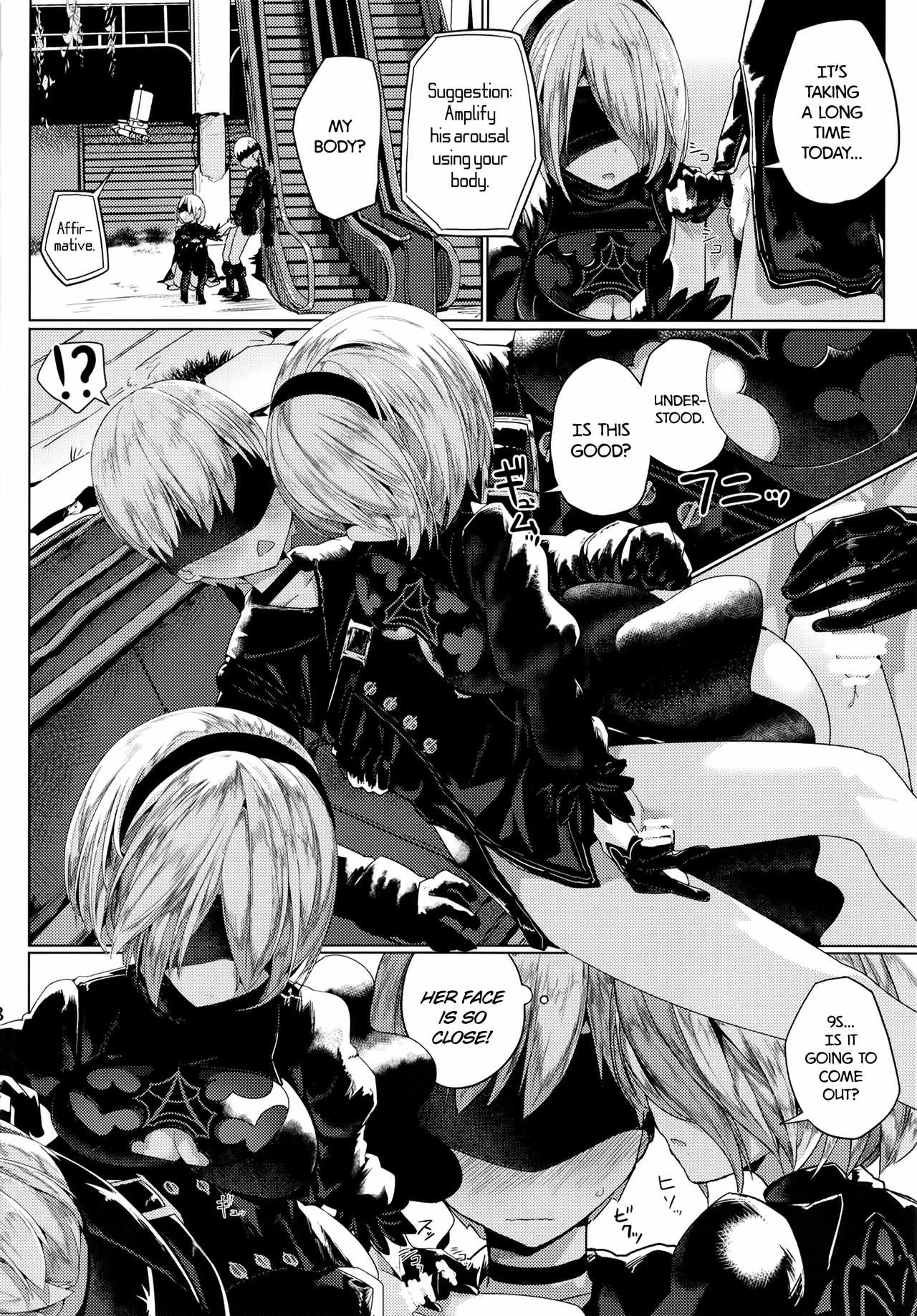 Horny Androids porn comic picture 9