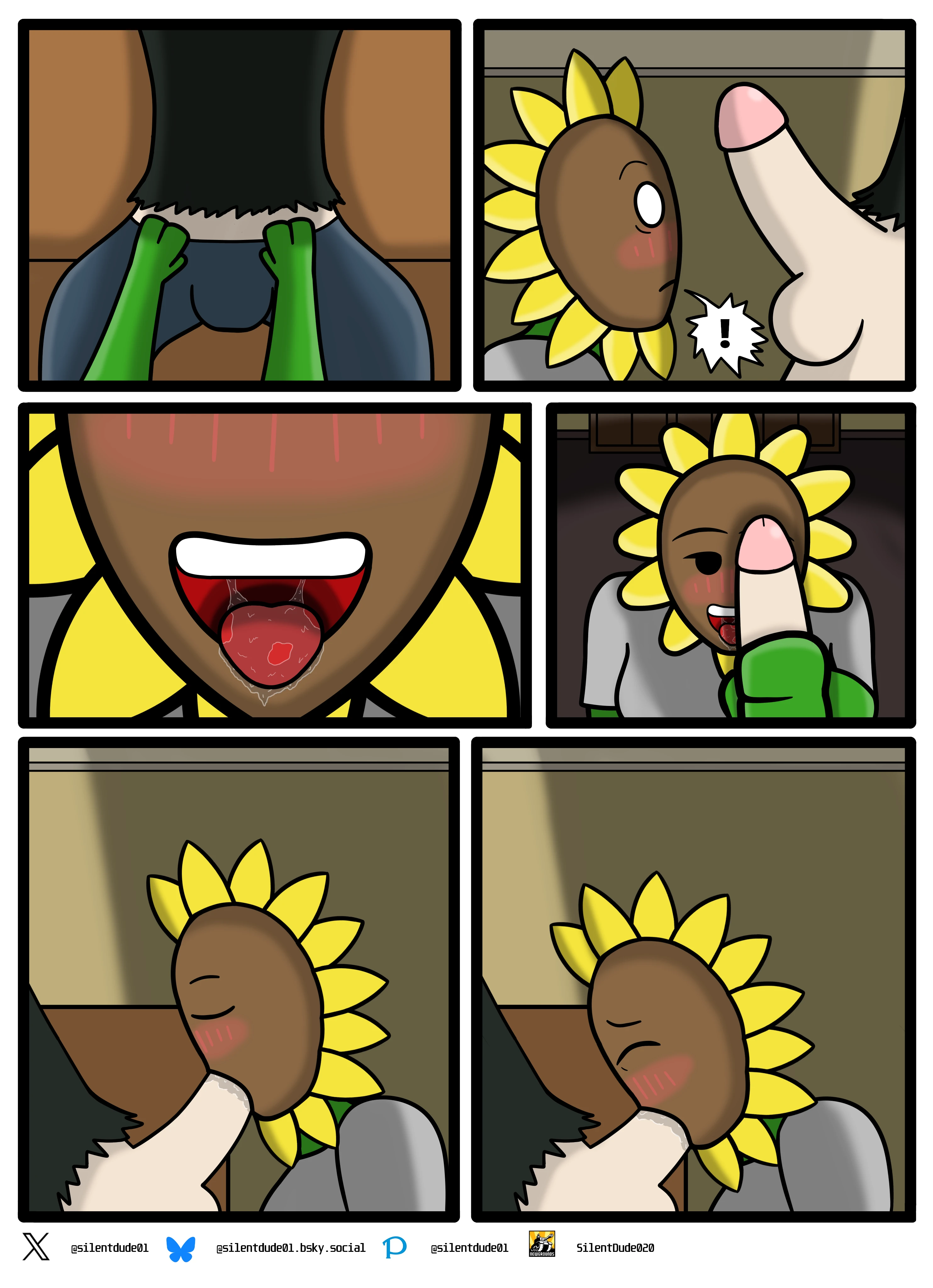 Horny Plants vs Zombie porn comic picture 2