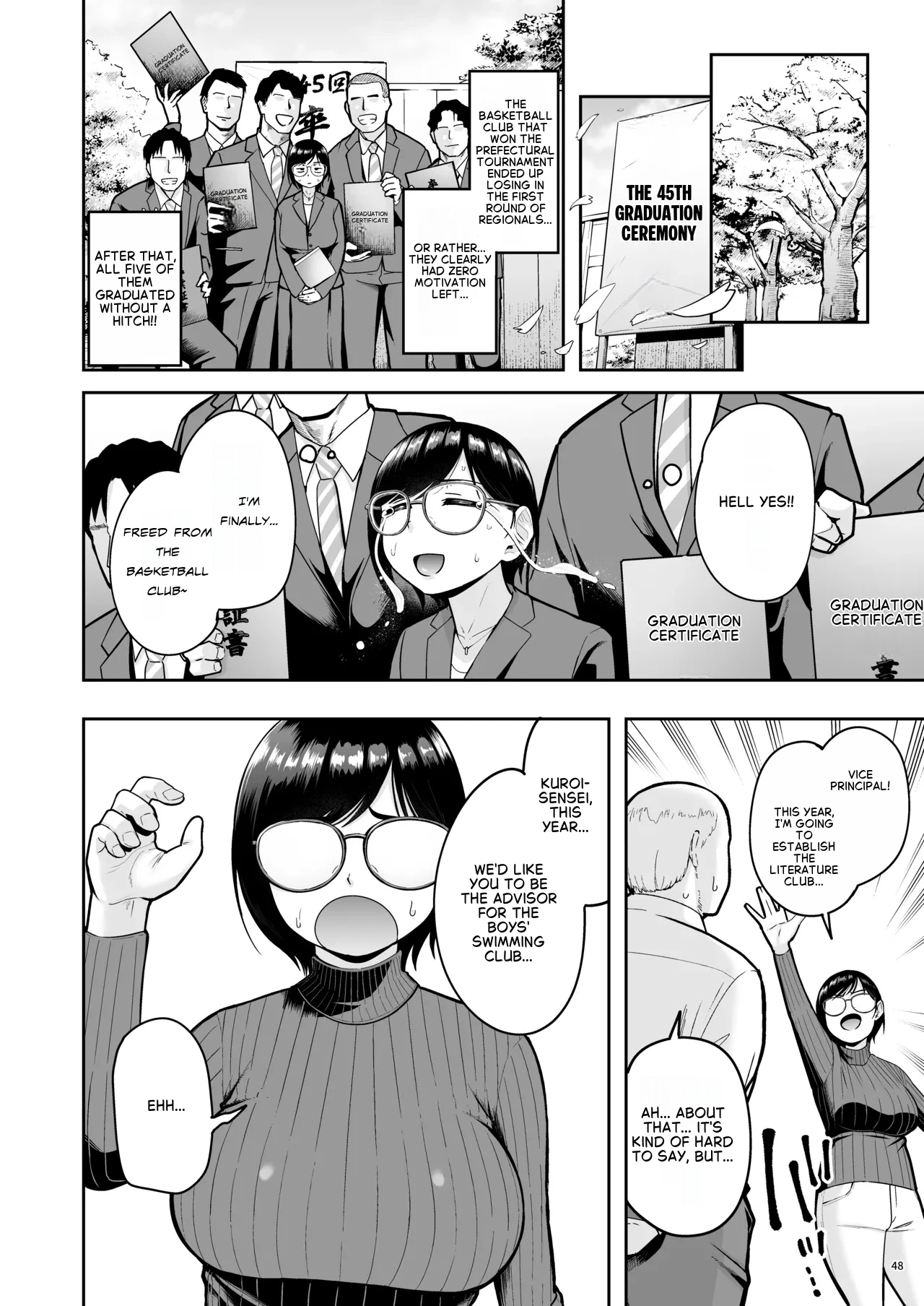 Horny, Single, and Teaching porn comic picture 47