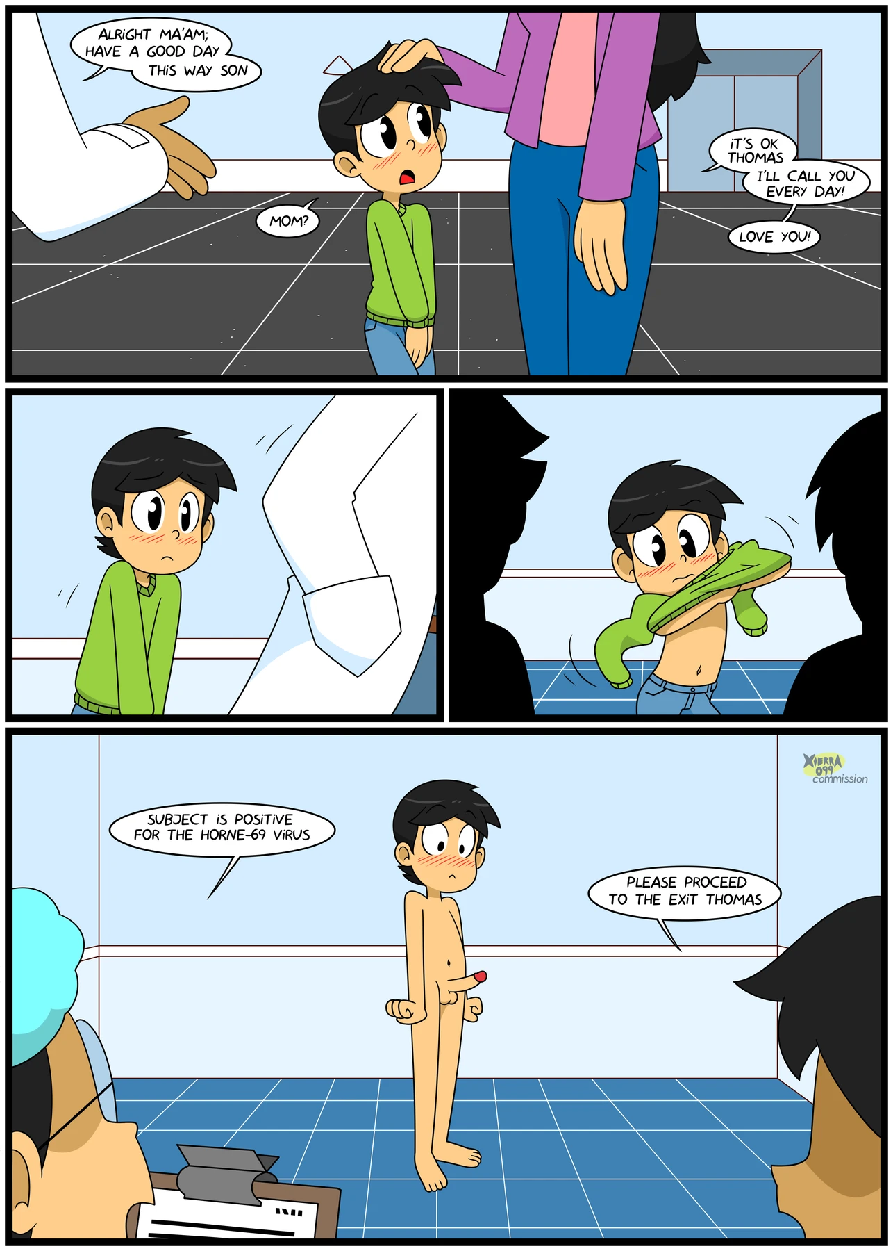 Horny Virus porn comic picture 3