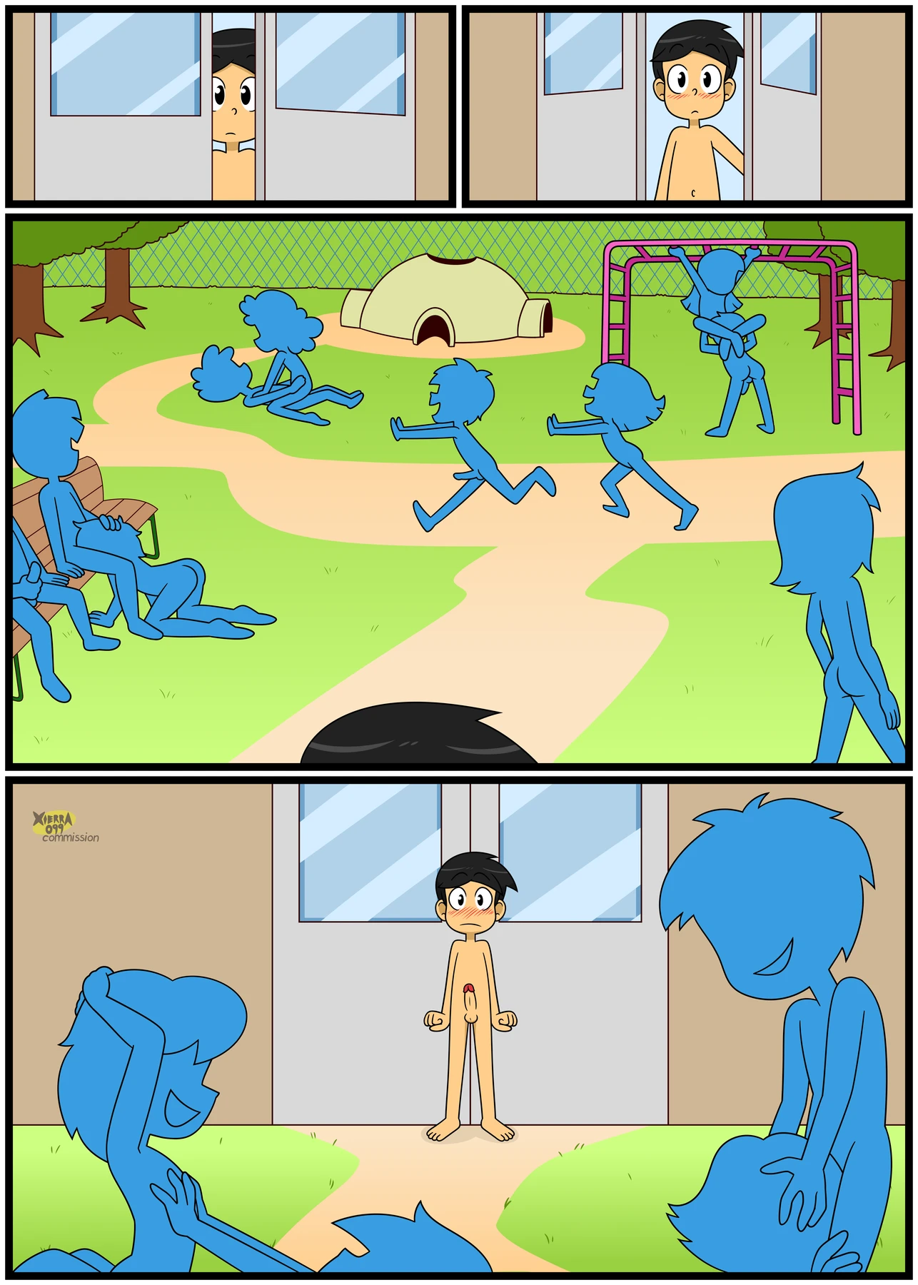 Horny Virus porn comic picture 4