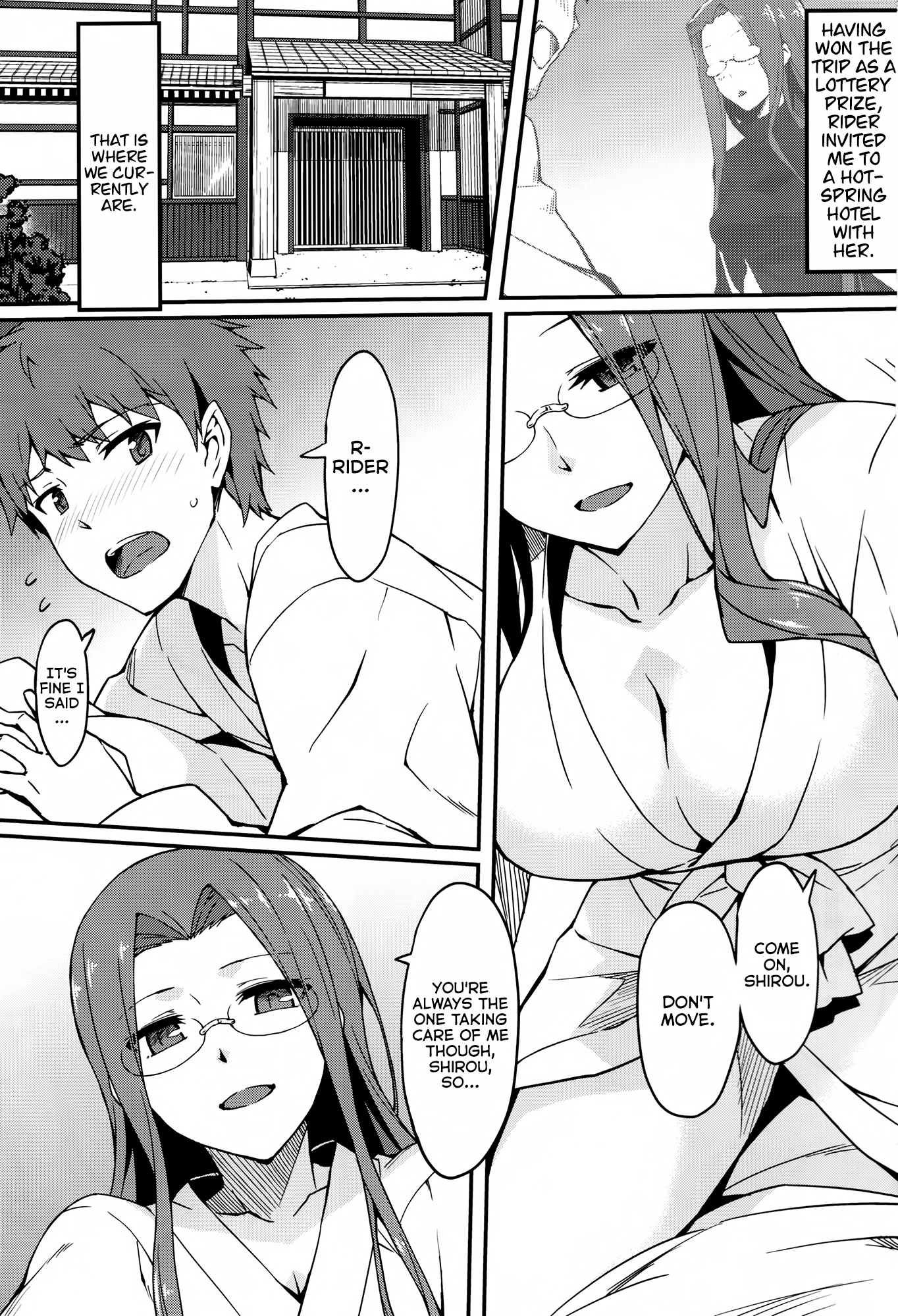 Hot Spring Inn With Rider-san. After Story porn comic picture 2