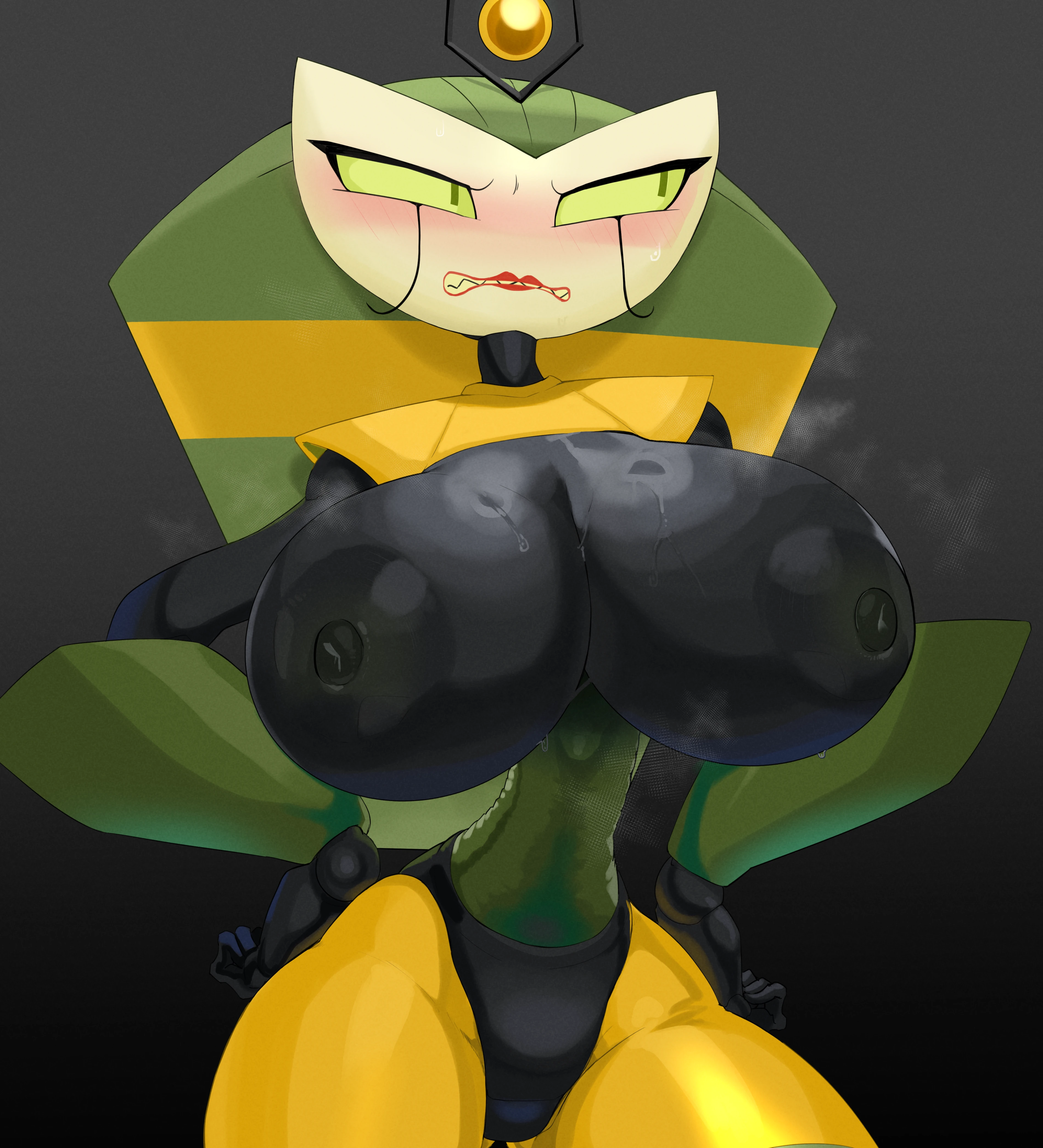 "I am a robot, I have no boobs!" porn comic picture 5