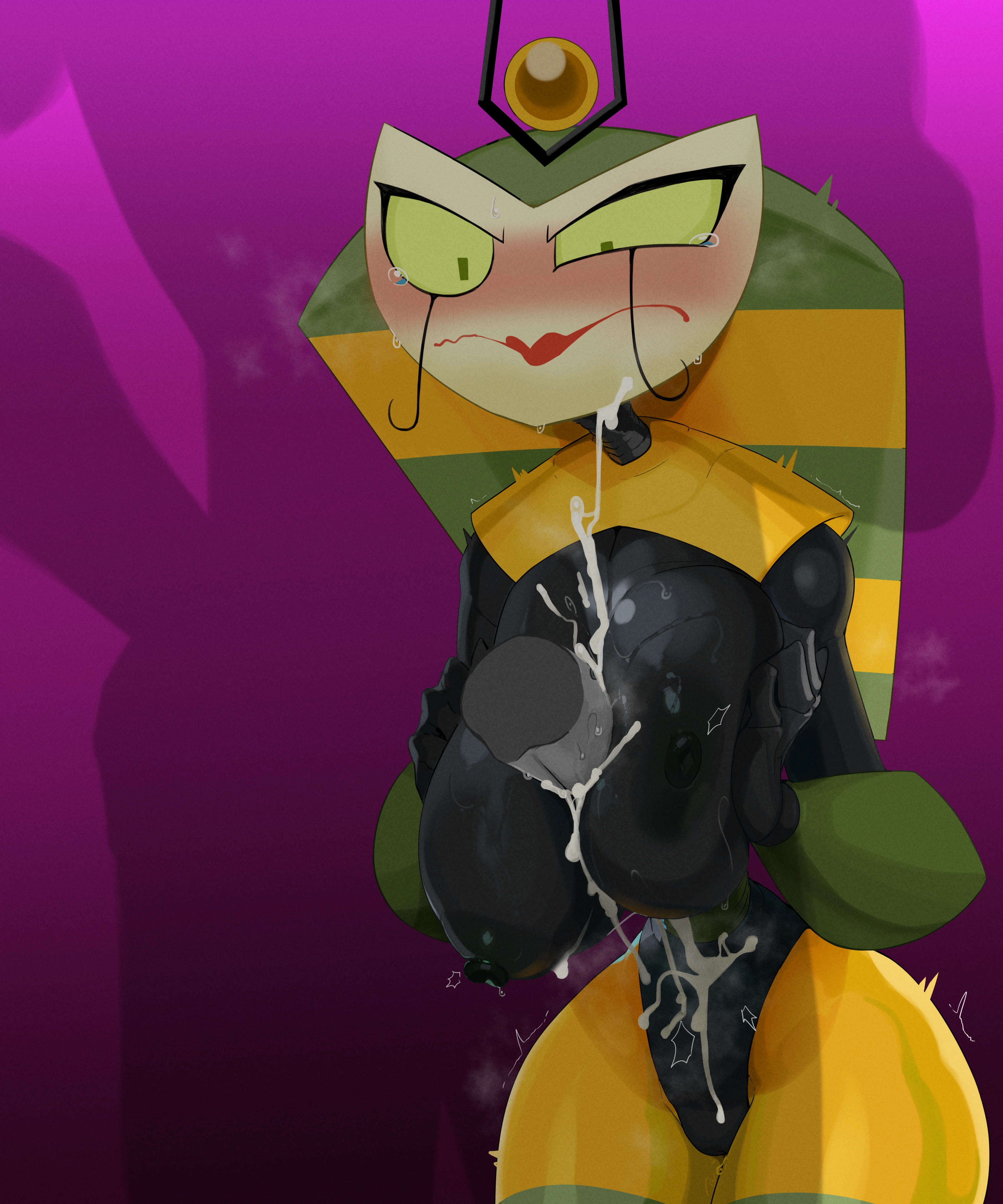"I am a robot, I have no boobs!" porn comic picture 7