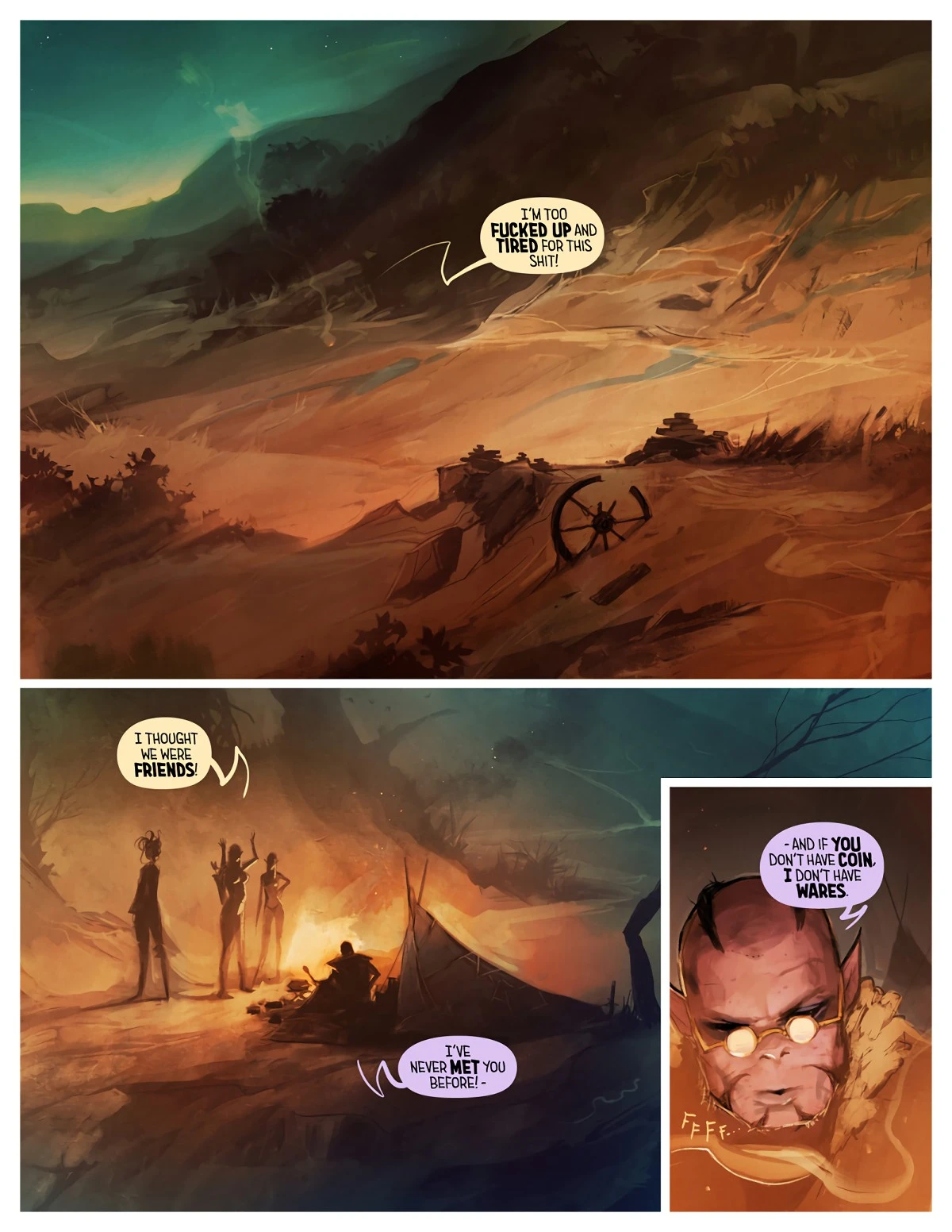 I Roved Out in Search of Truth and Love 1, 2, 3 porn comic picture 604