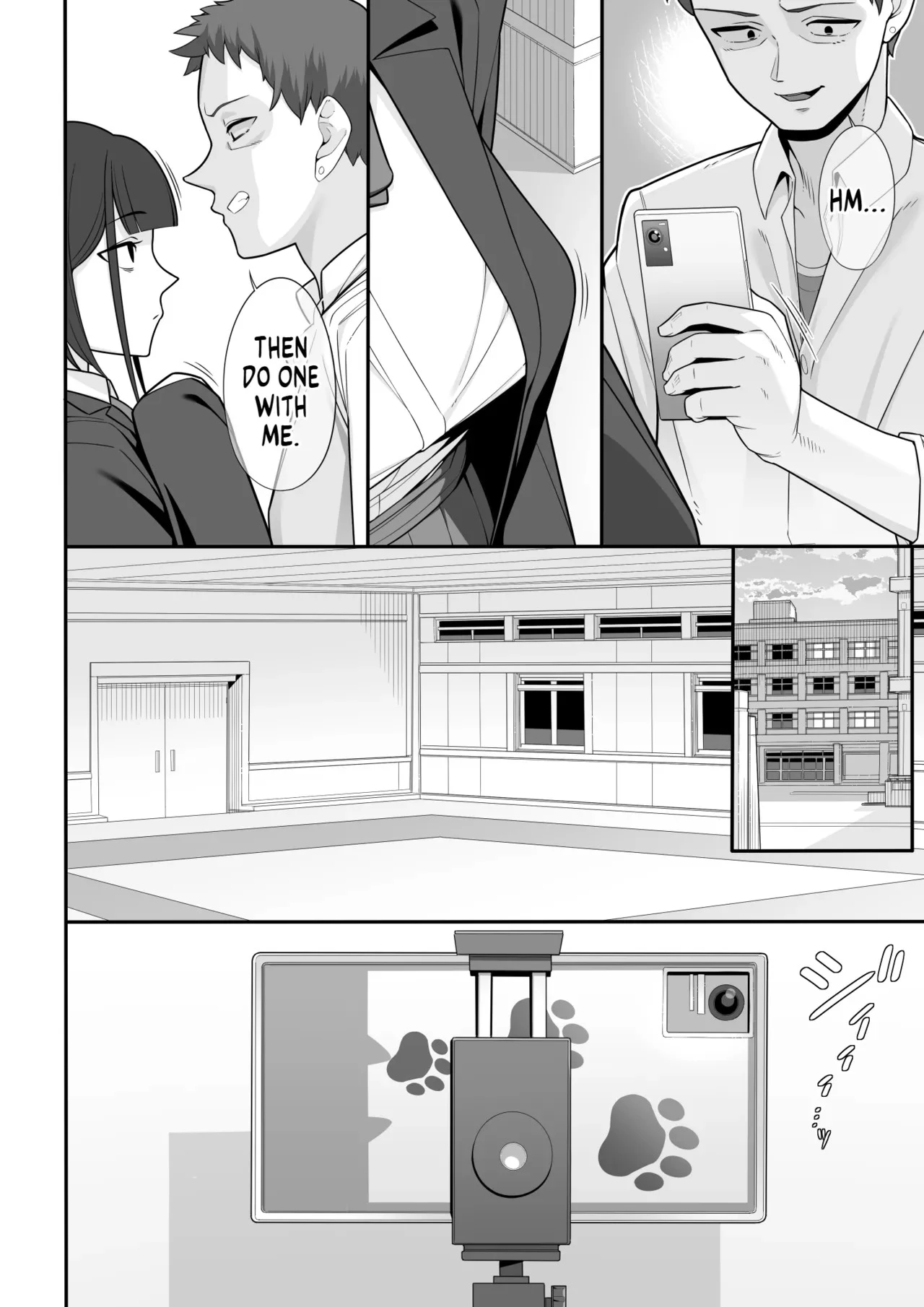 I Tried to Blackmail A girl w/ her Secret Account, and She Smothered Me To Death w/ Her Tits! porn comic picture 3