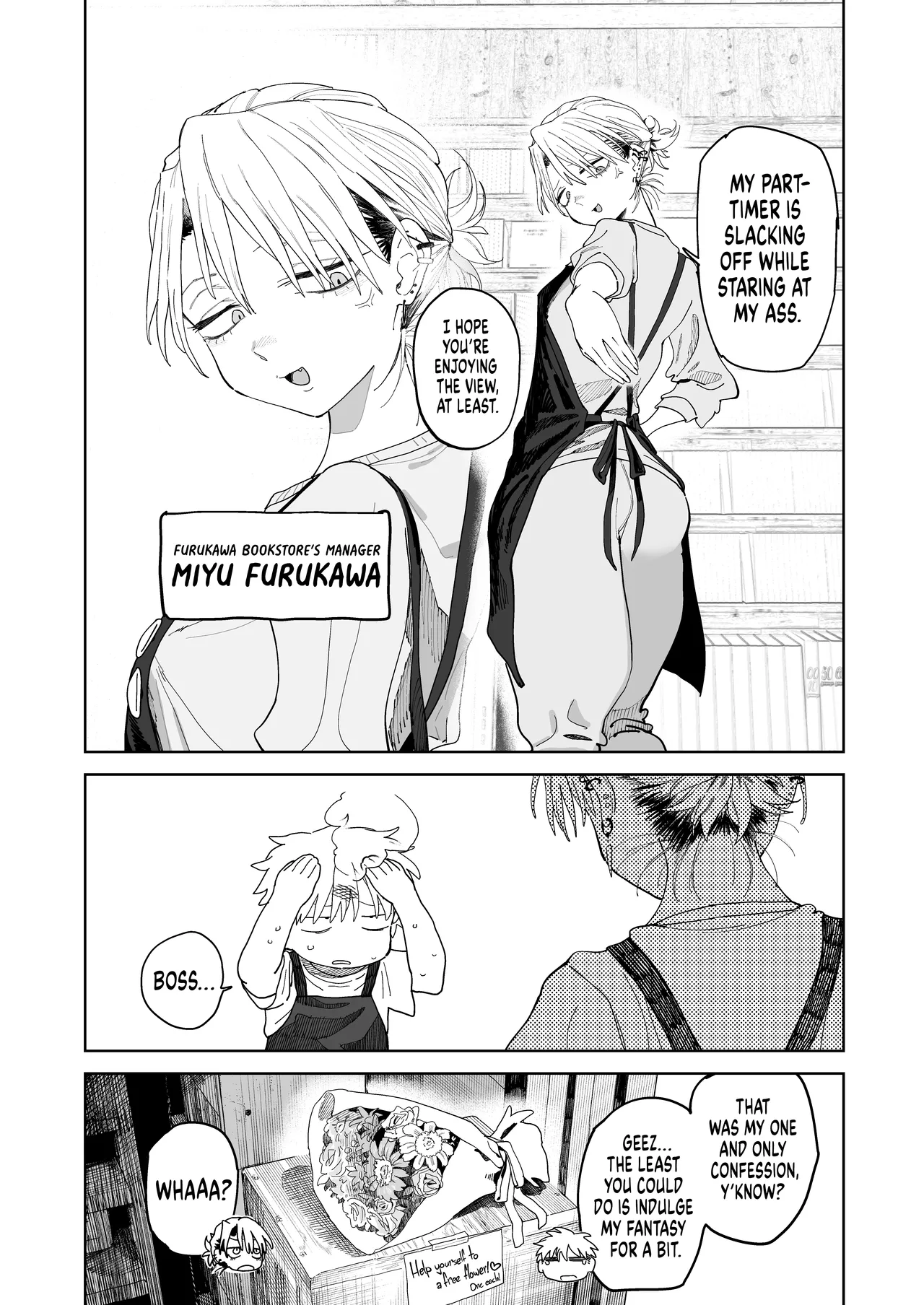 I Want My Thick, Power-tripping Manager to Wring Me Dry! porn comic picture 8