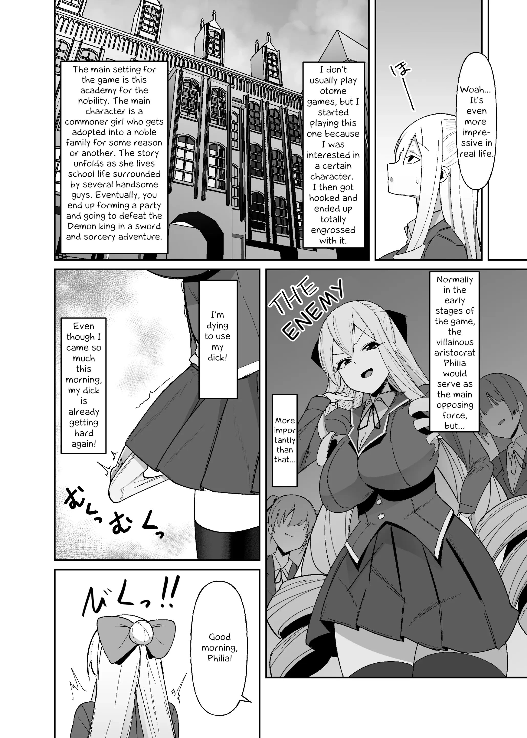 I was reincarnated as a villainess in an otome Game who was a futanari in her backstory Ch.1 porn comic picture 11