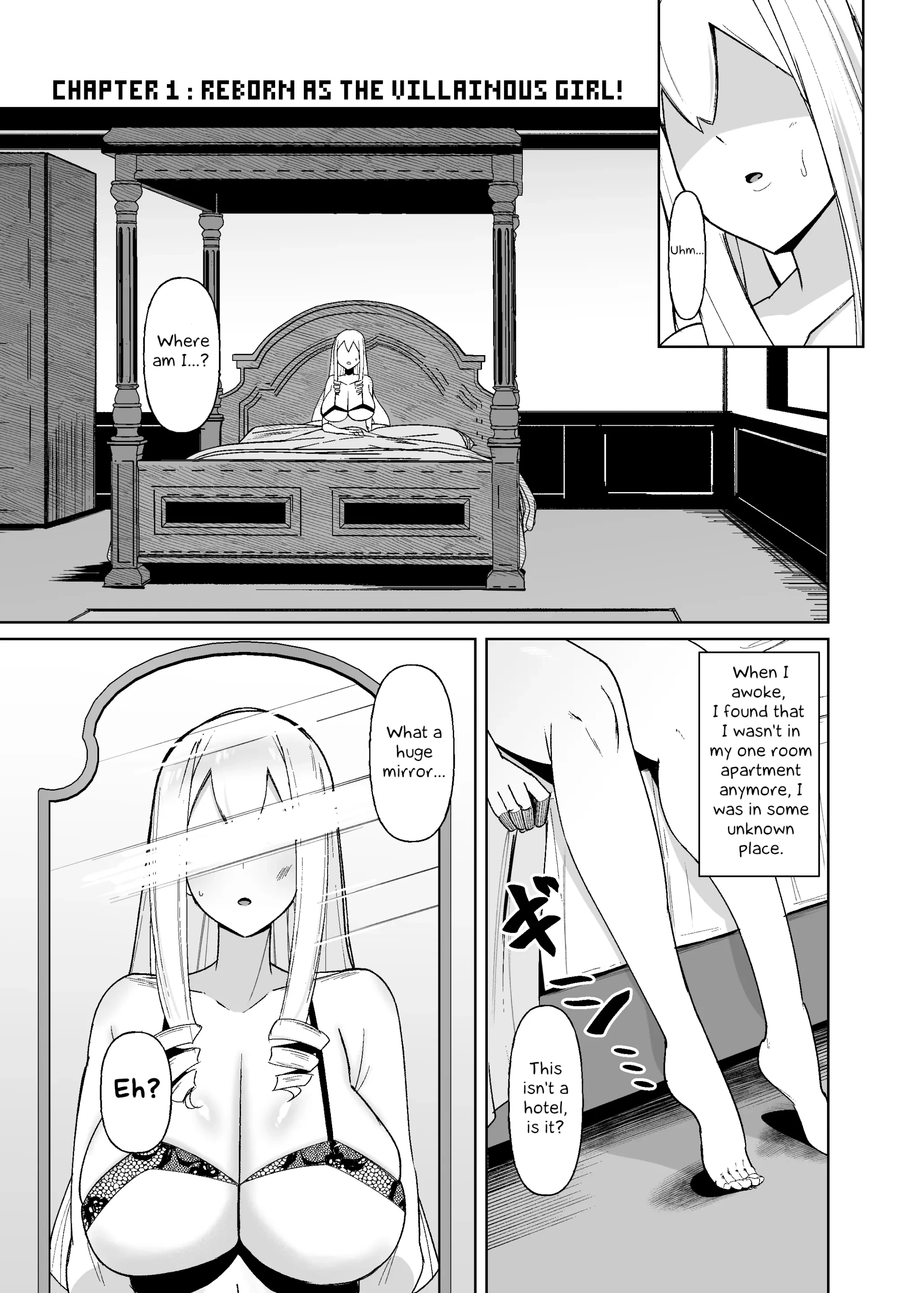 I was reincarnated as a villainess in an otome Game who was a futanari in her backstory Ch.1 porn comic picture 2