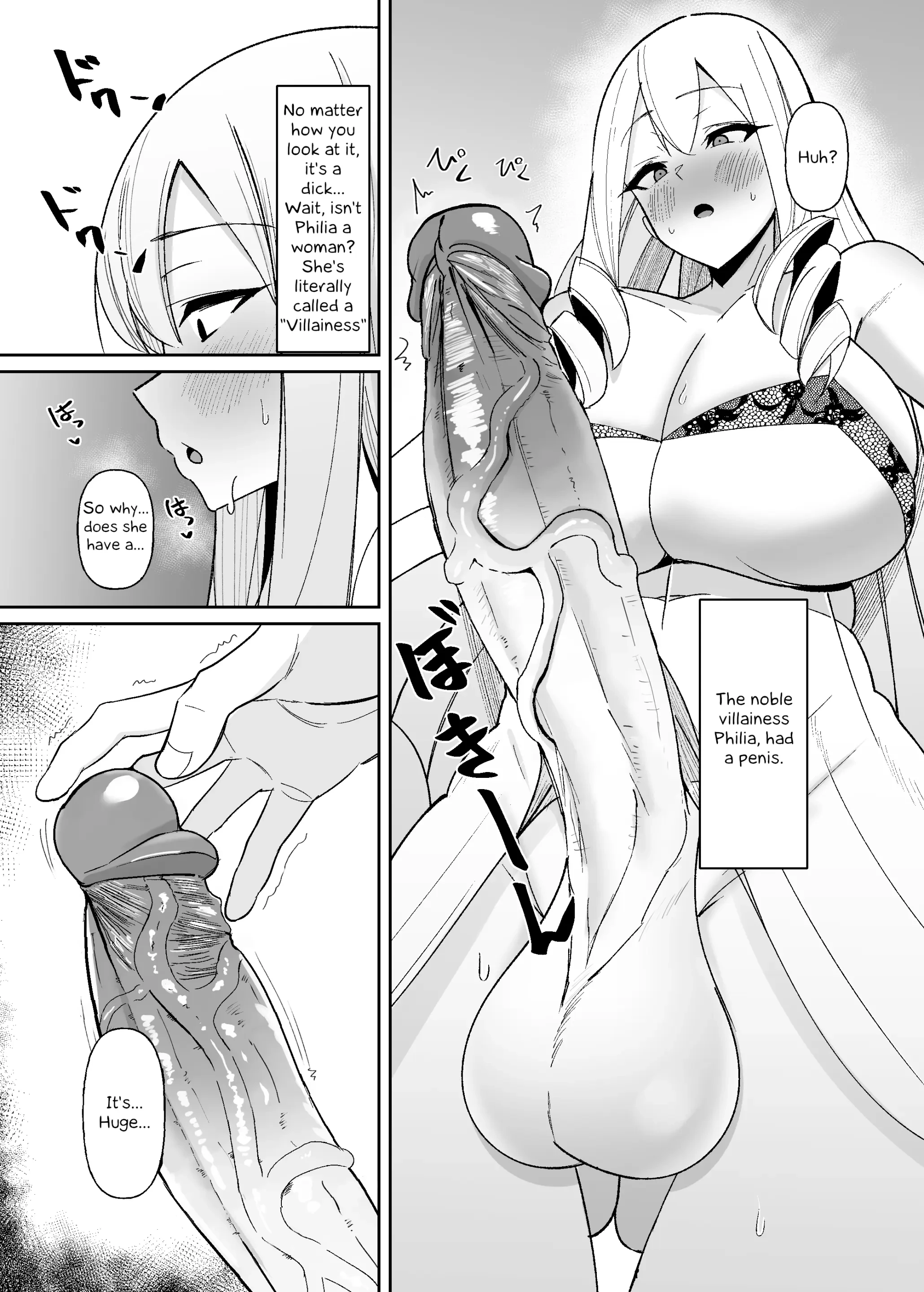 I was reincarnated as a villainess in an otome Game who was a futanari in her backstory Ch.1 porn comic picture 4