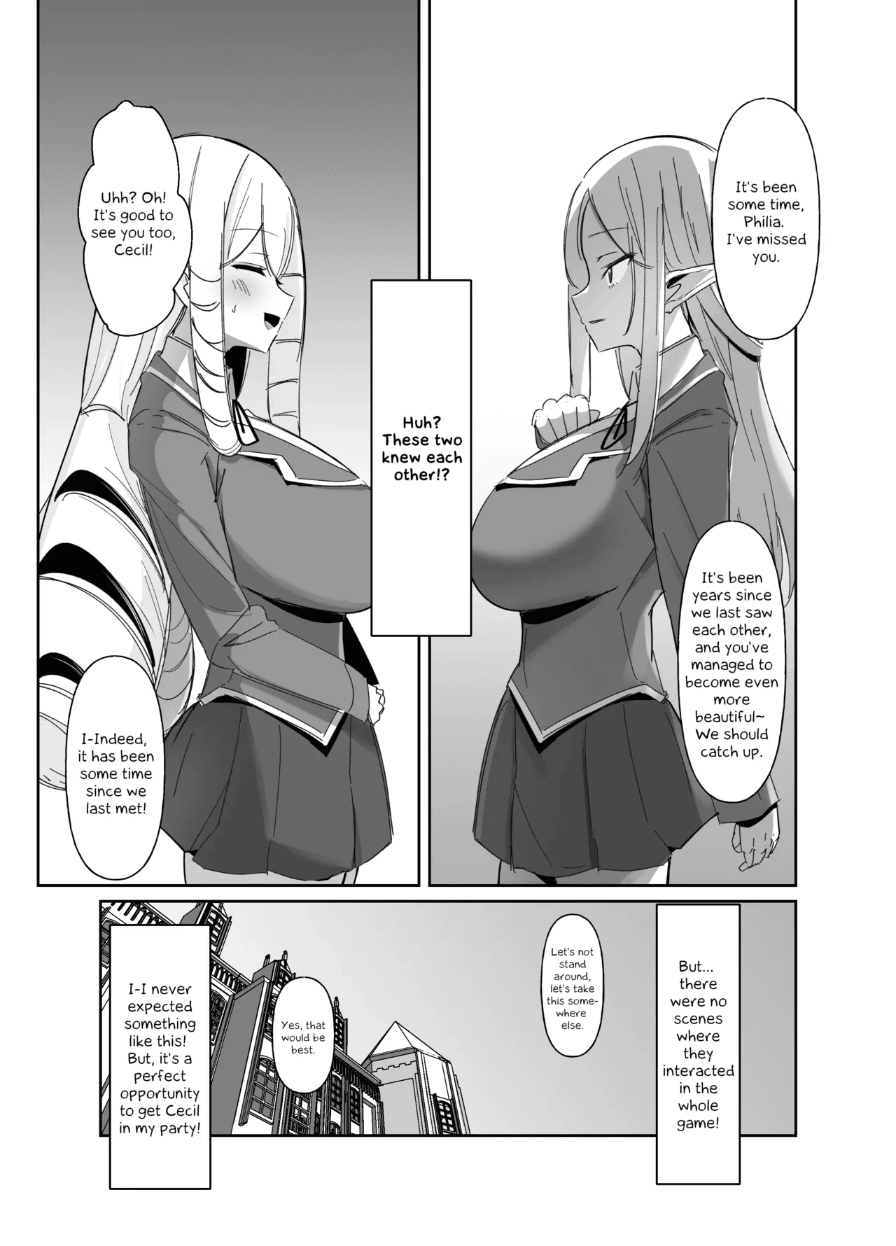 I was reincarnated as a villainess in an otome Game who was a futanari in her backstory Ch.2 porn comic picture 16