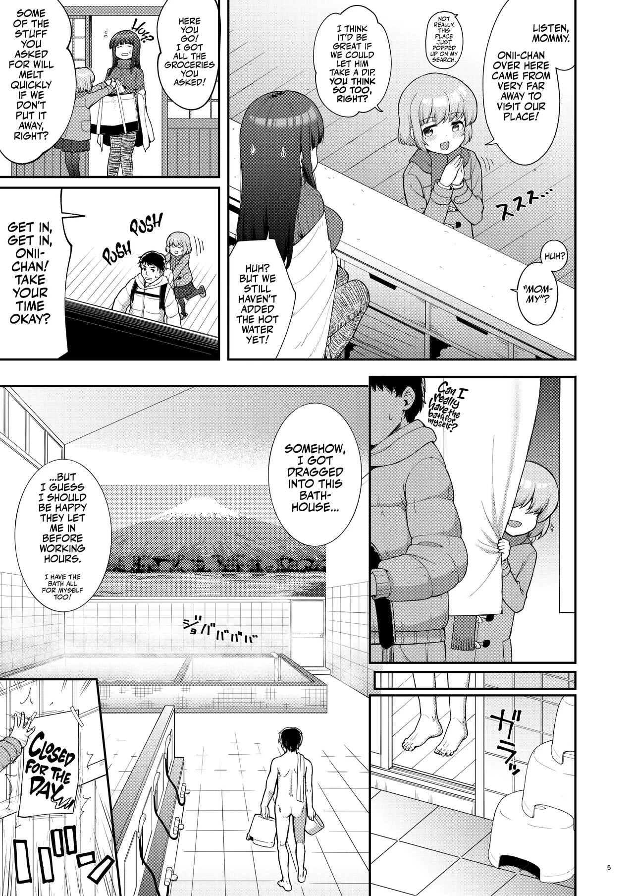 I went to a Bathhouse, and had a Mom and Daughter Double Whopper! porn comic picture 5