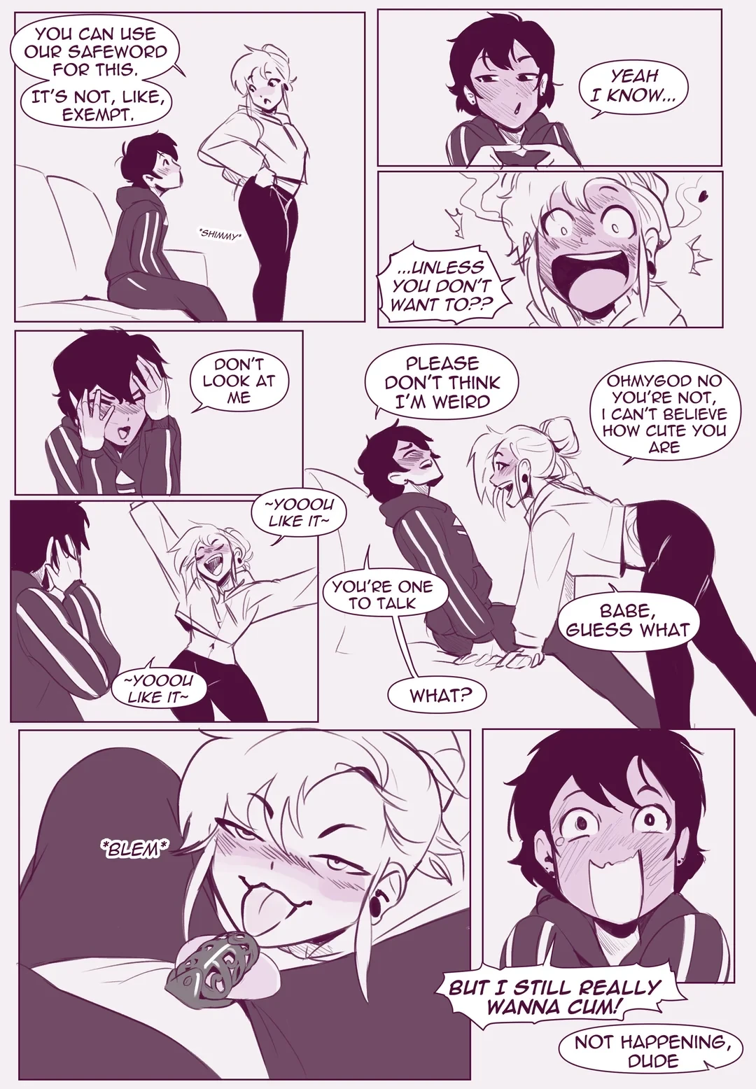 Ike and Em's Locktober porn comic picture 11